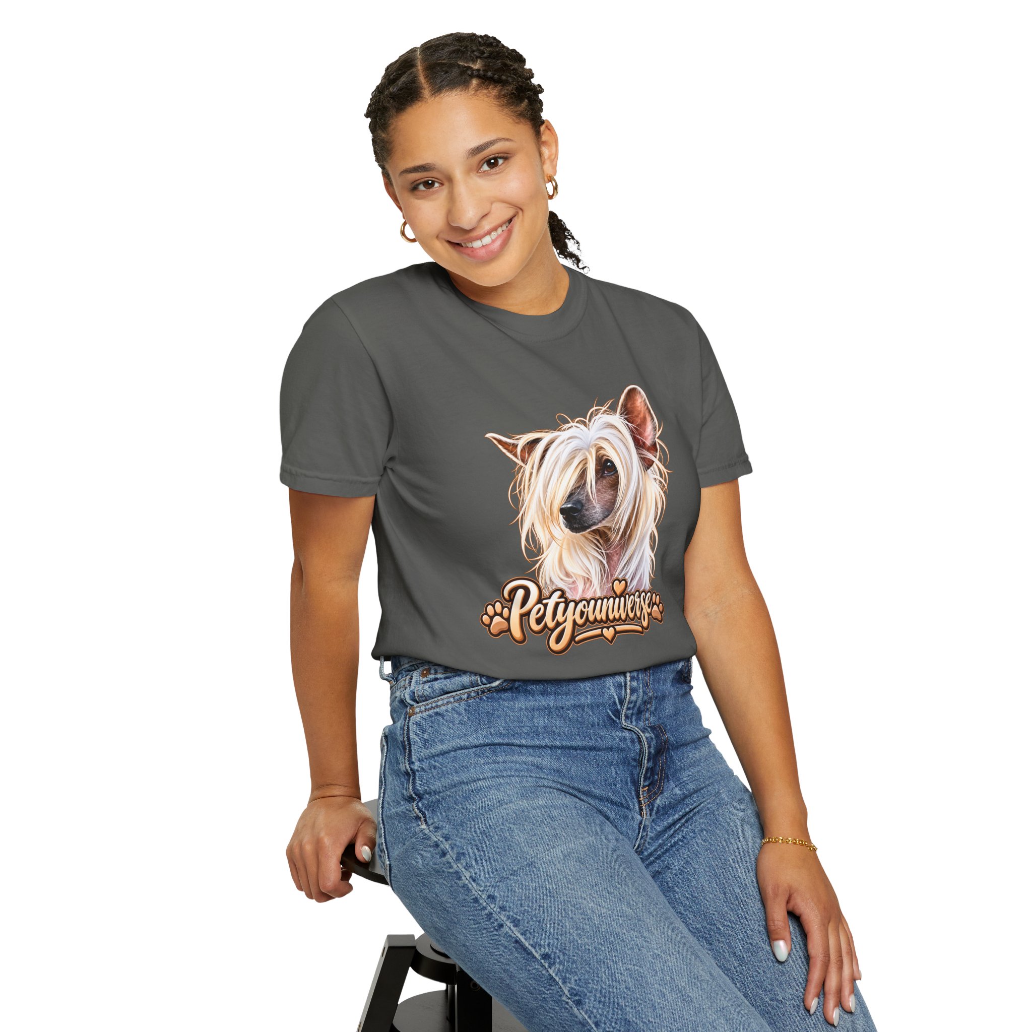 PetYouniverse Chinese Crested Dog T-Shirt — Cute Pet Portrait Tee - Image 60