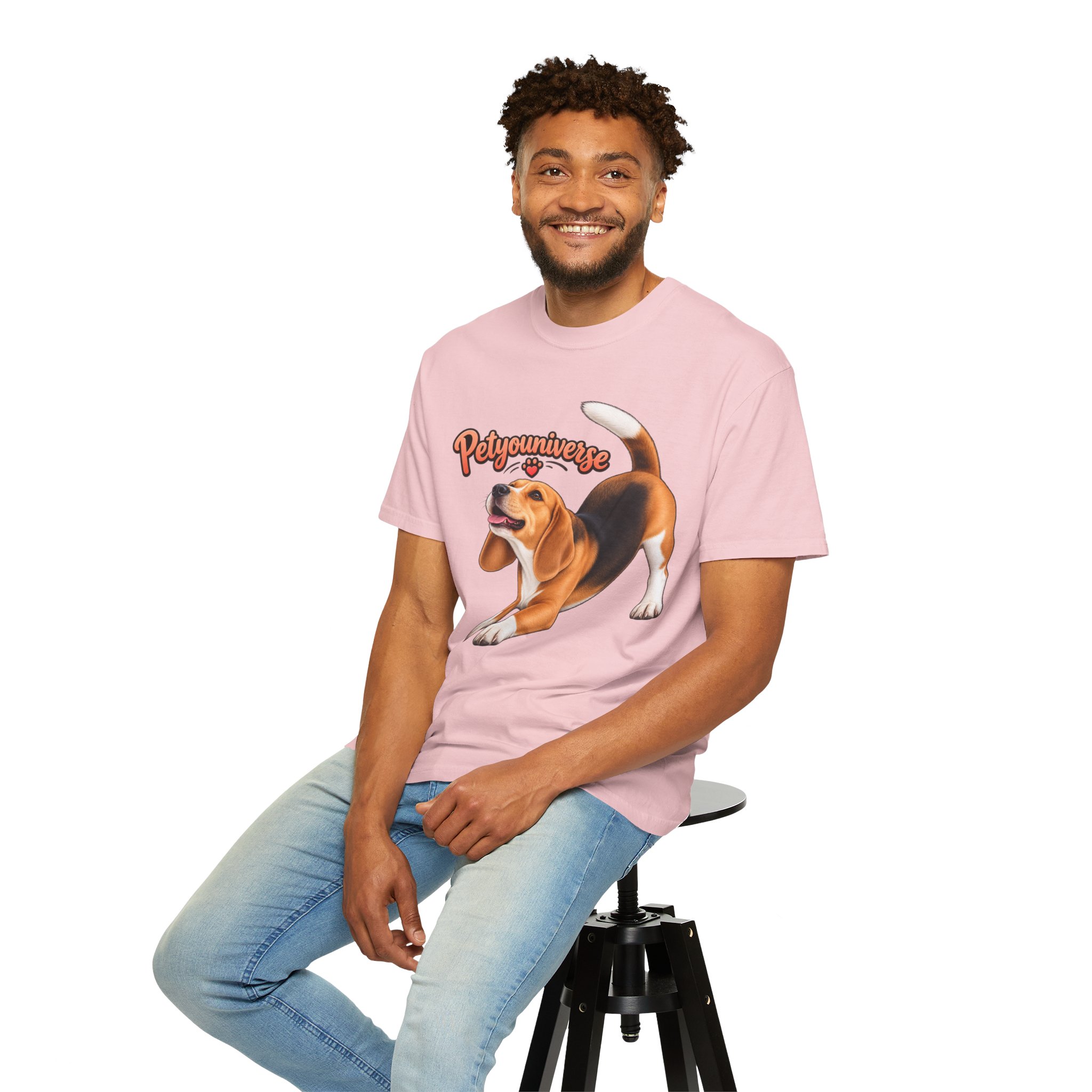 Beagle Playtime T-Shirt — "PetYoUniverse" Graphic Tee for Dog Lovers - Image 98