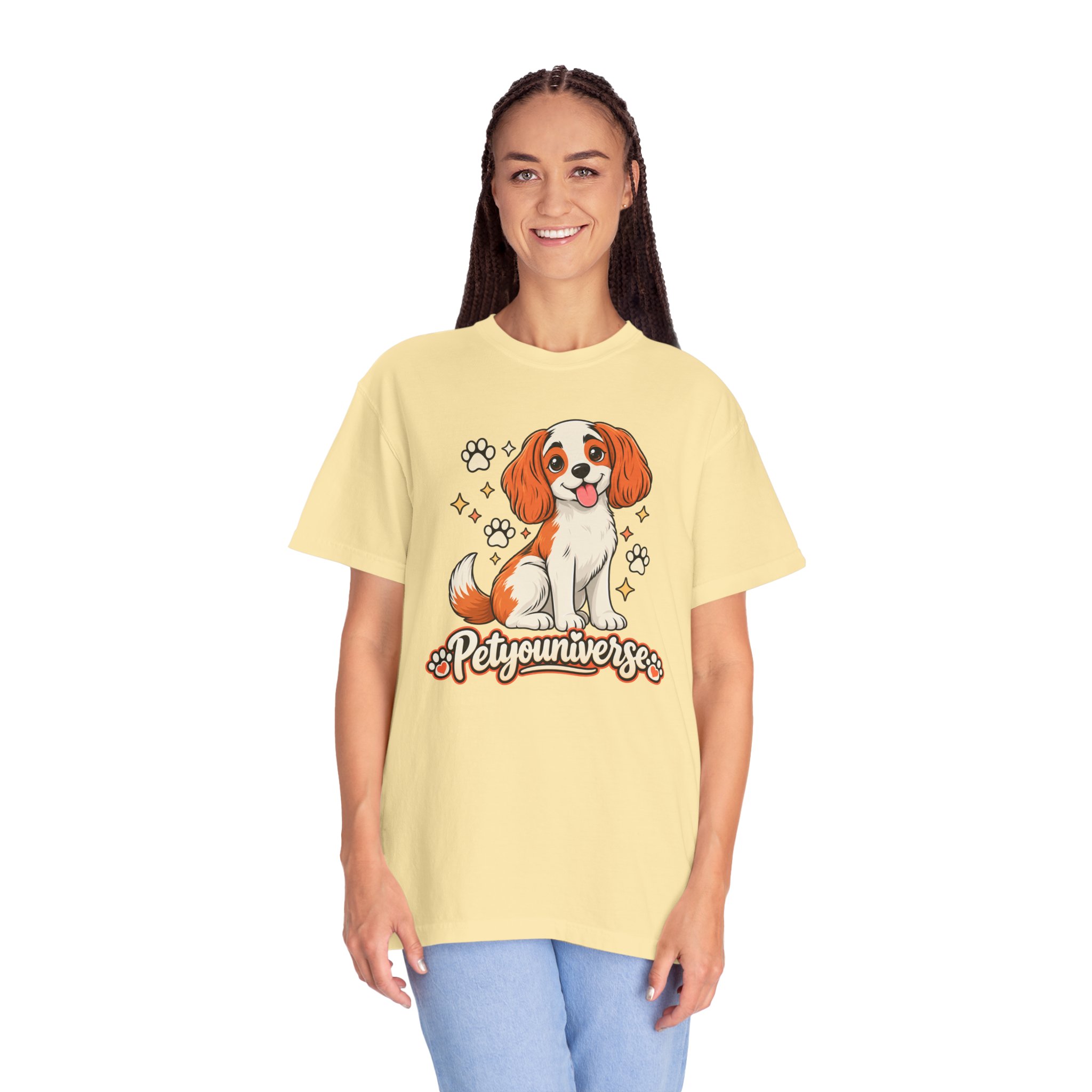 Cavalier King Charles Dog T-Shirt — "PetYoUniverse" Cute Puppy Graphic Tee - Image 14