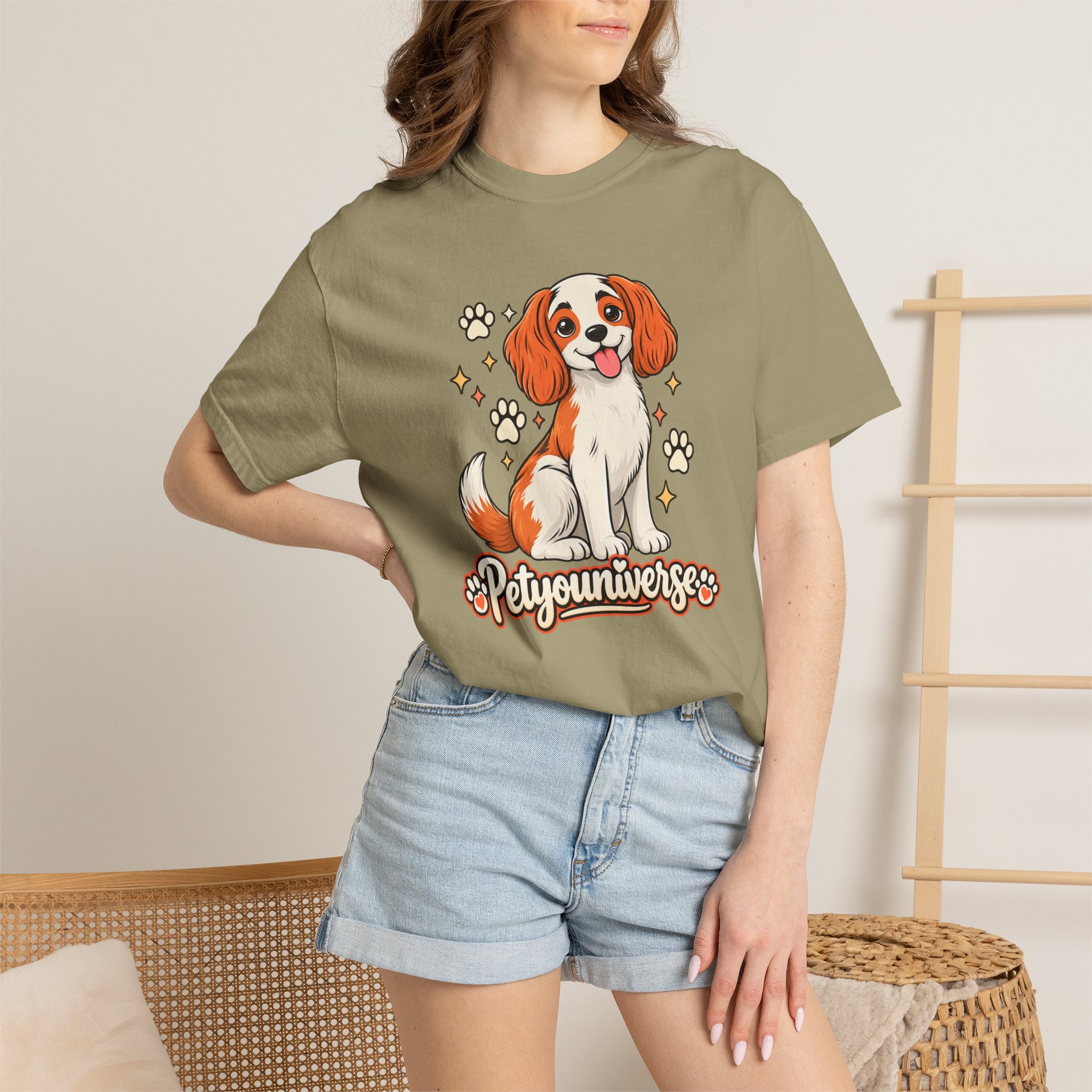 Cavalier King Charles Dog T-Shirt — "PetYoUniverse" Cute Puppy Graphic Tee - Image 29
