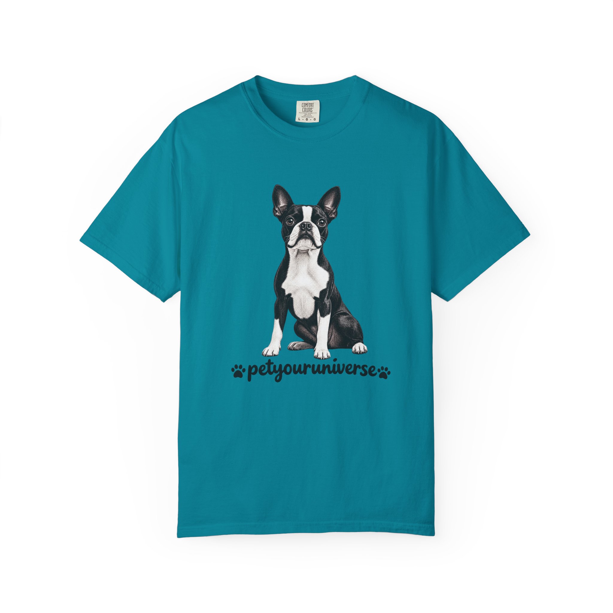 Boston Terrier Graphic T-Shirt — "PetYoUniverse" Dog Lover Tee - Image 82