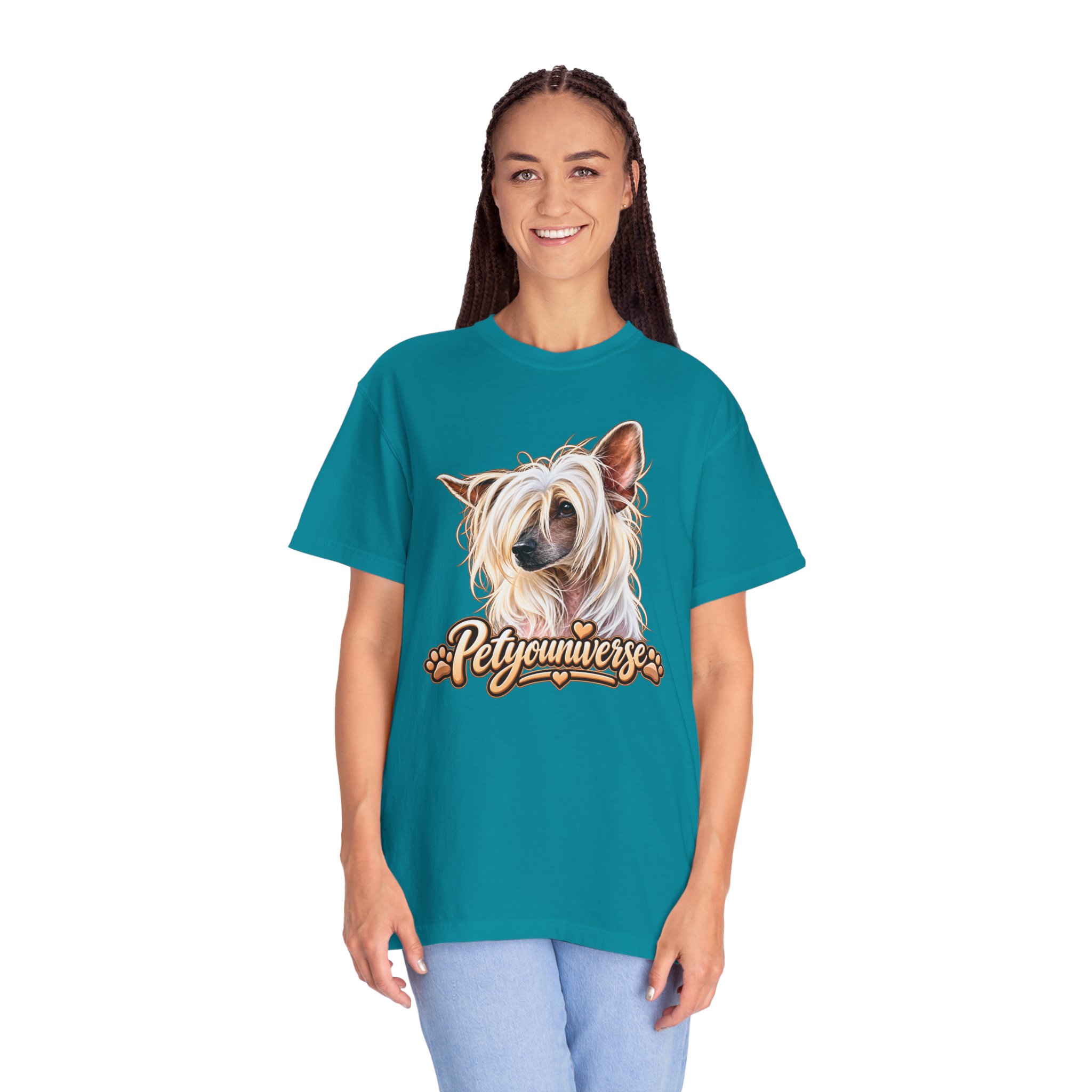 PetYouniverse Chinese Crested Dog T-Shirt — Cute Pet Portrait Tee - Image 104