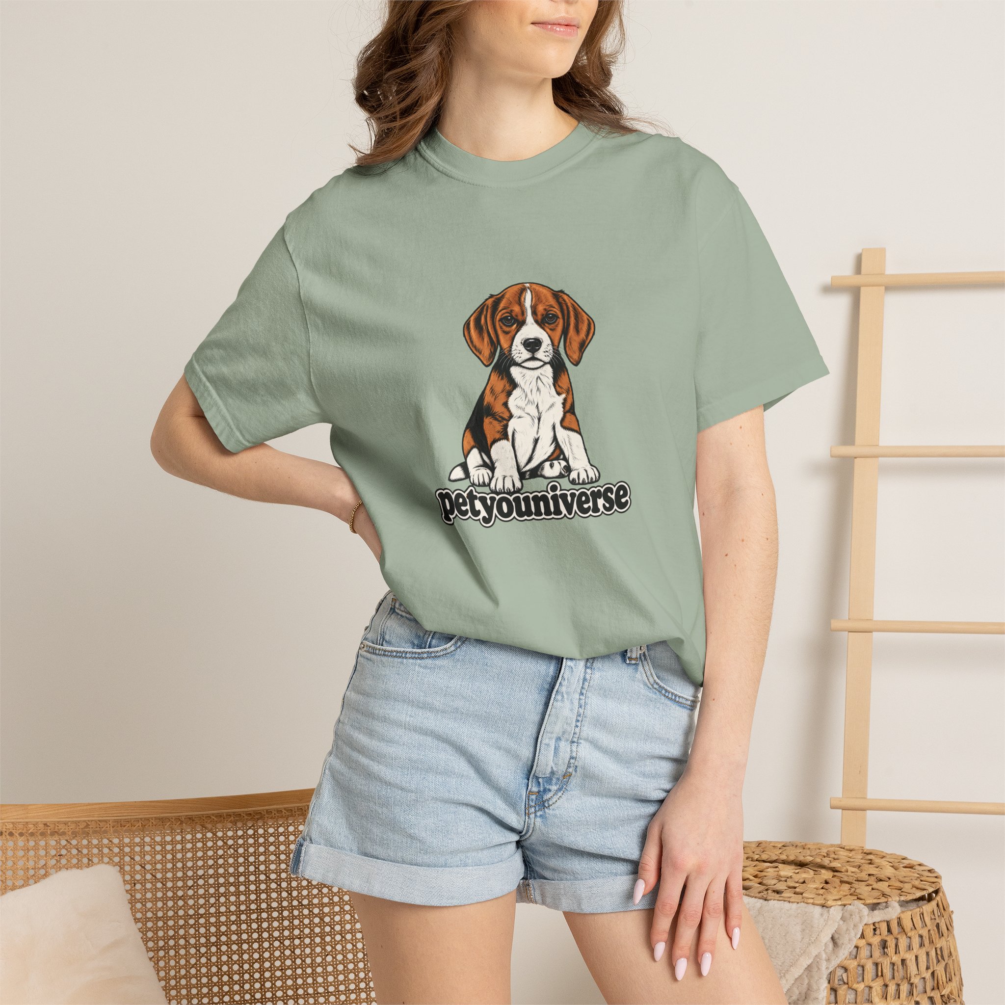 Beagle Puppy Tee — "PetYoUniverse" Graphic T-Shirt - Image 56