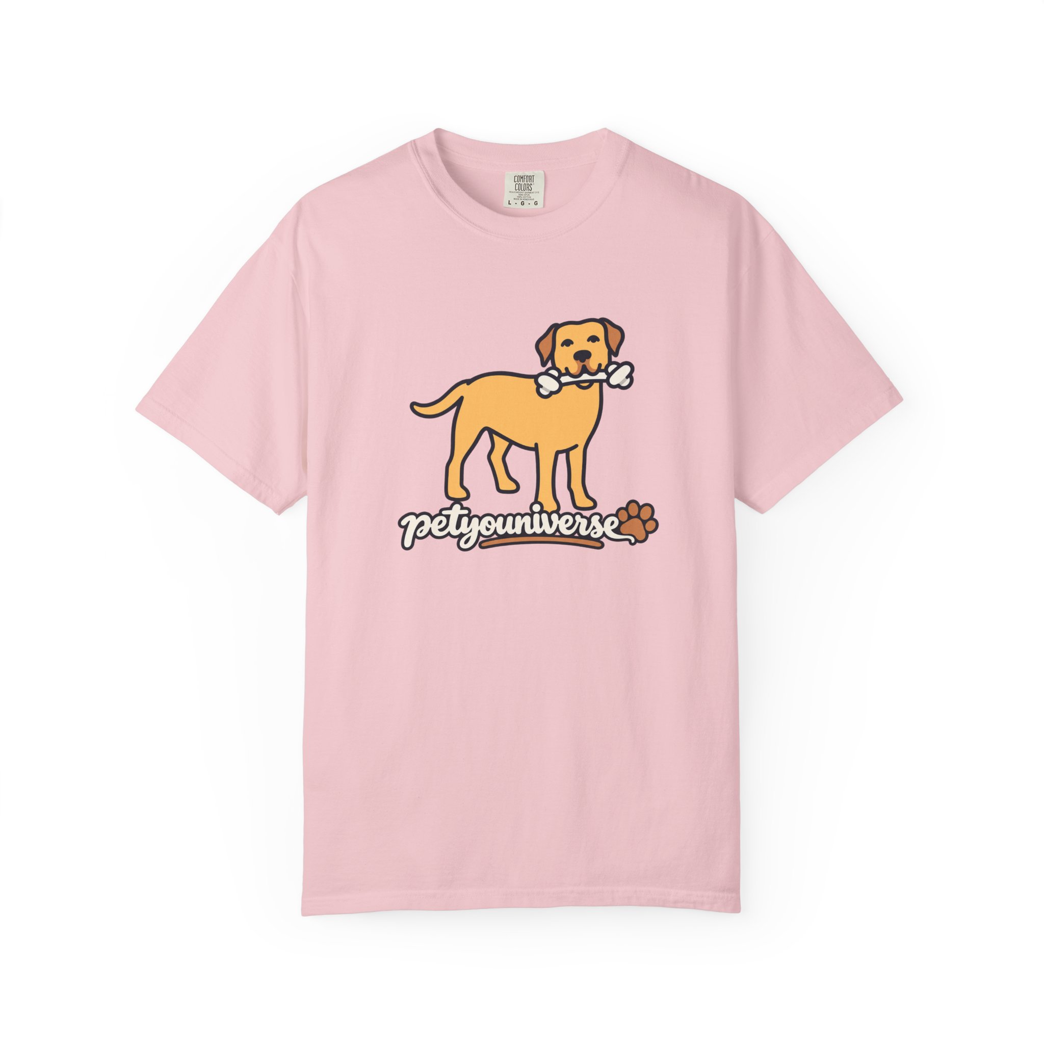 Dog Bone Graphic T-Shirt — "PetYoUniverse" Puppy Tee - Image 109