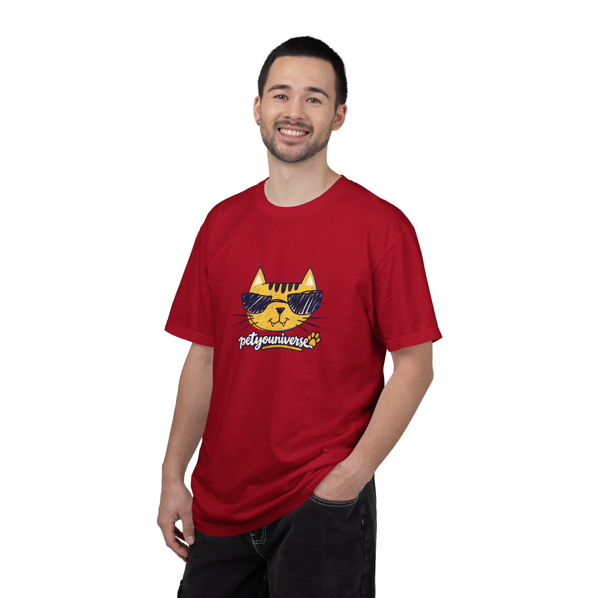 Cool Cat Sunglasses T‑Shirt — 'Purrfectly Awesome' Graphic Tee for Cat Lovers - Image 130