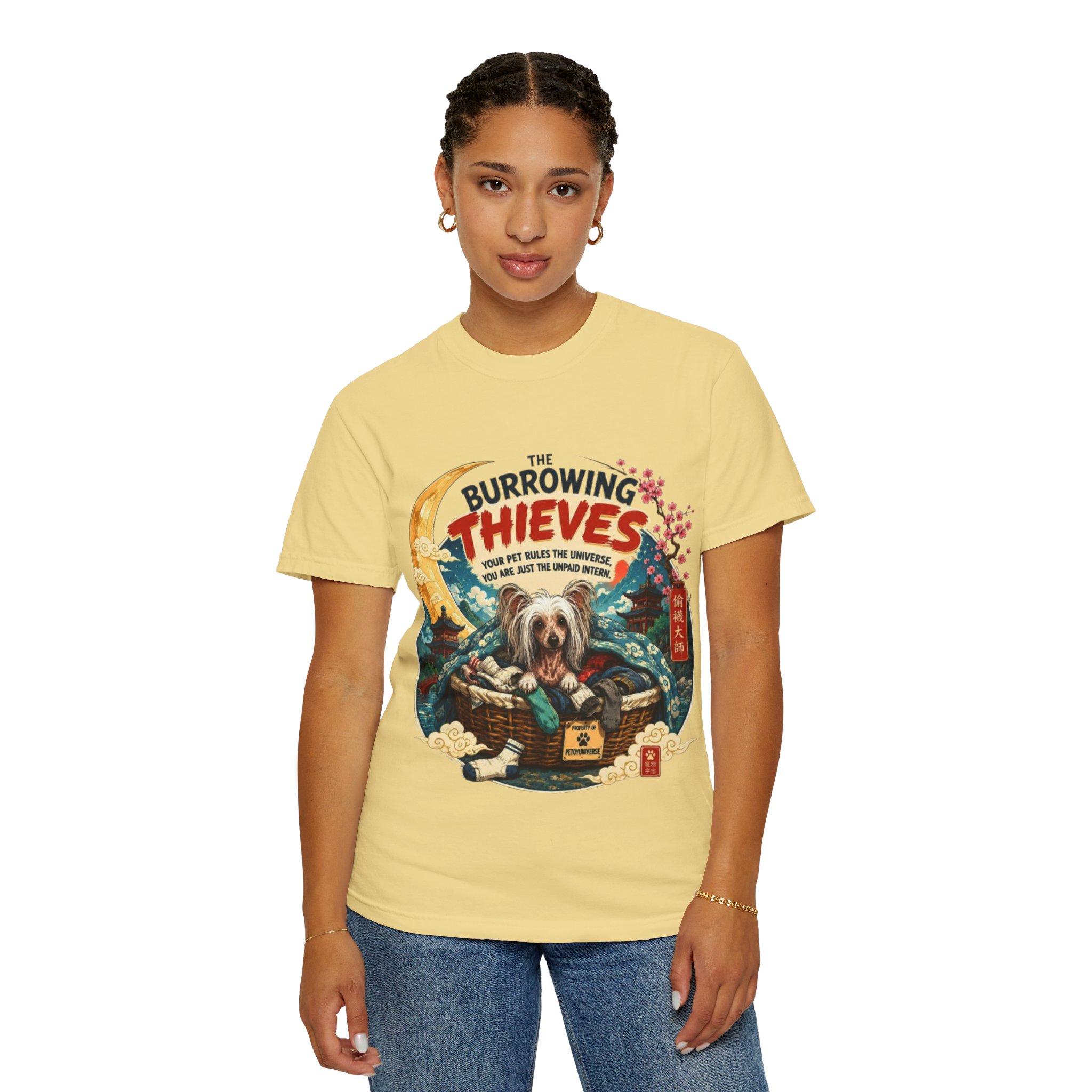 T-Shirt — The Burrowing Thieves Vintage Dog Treasure Chest Graphic Tee - Image 46