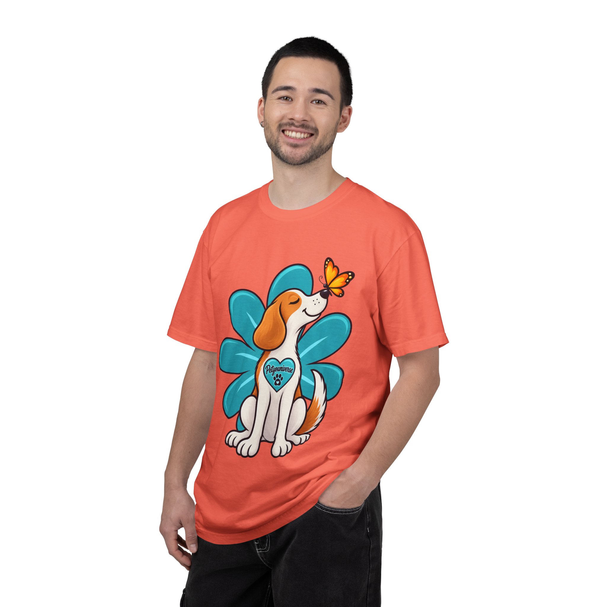 Beagle & Butterfly Graphic T-Shirt - Image 17