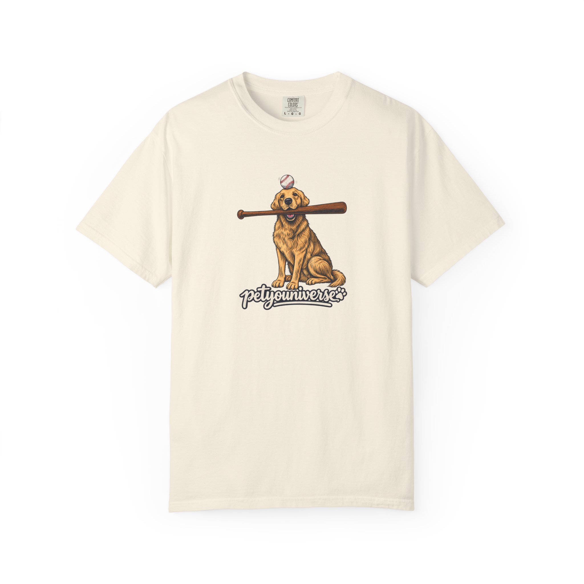 Golden Retriever Baseball Dog T-Shirt — “PetYoUniverse” Vintage Graphic Tee - Image 10
