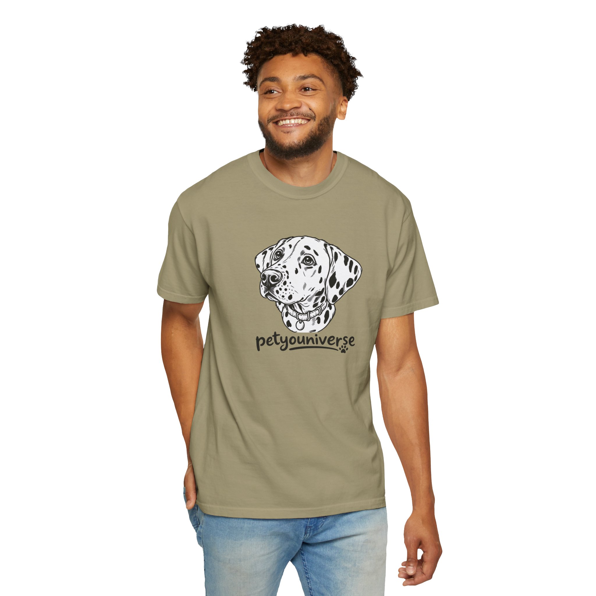 Dalmatian Portrait T-Shirt — "PetYoUniverse" Graphic Tee - Image 25