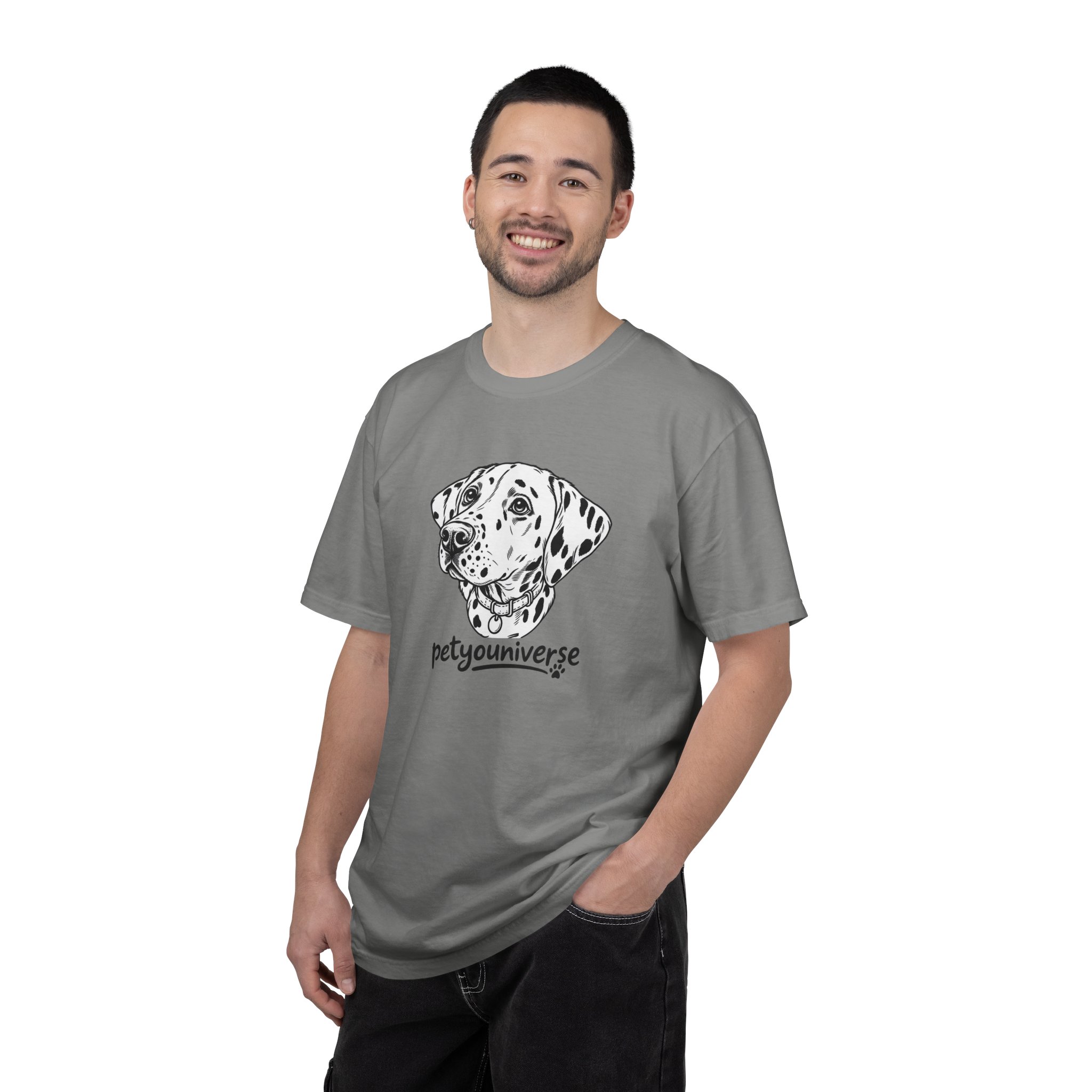 Dalmatian Portrait T-Shirt — "PetYoUniverse" Graphic Tee - Image 94