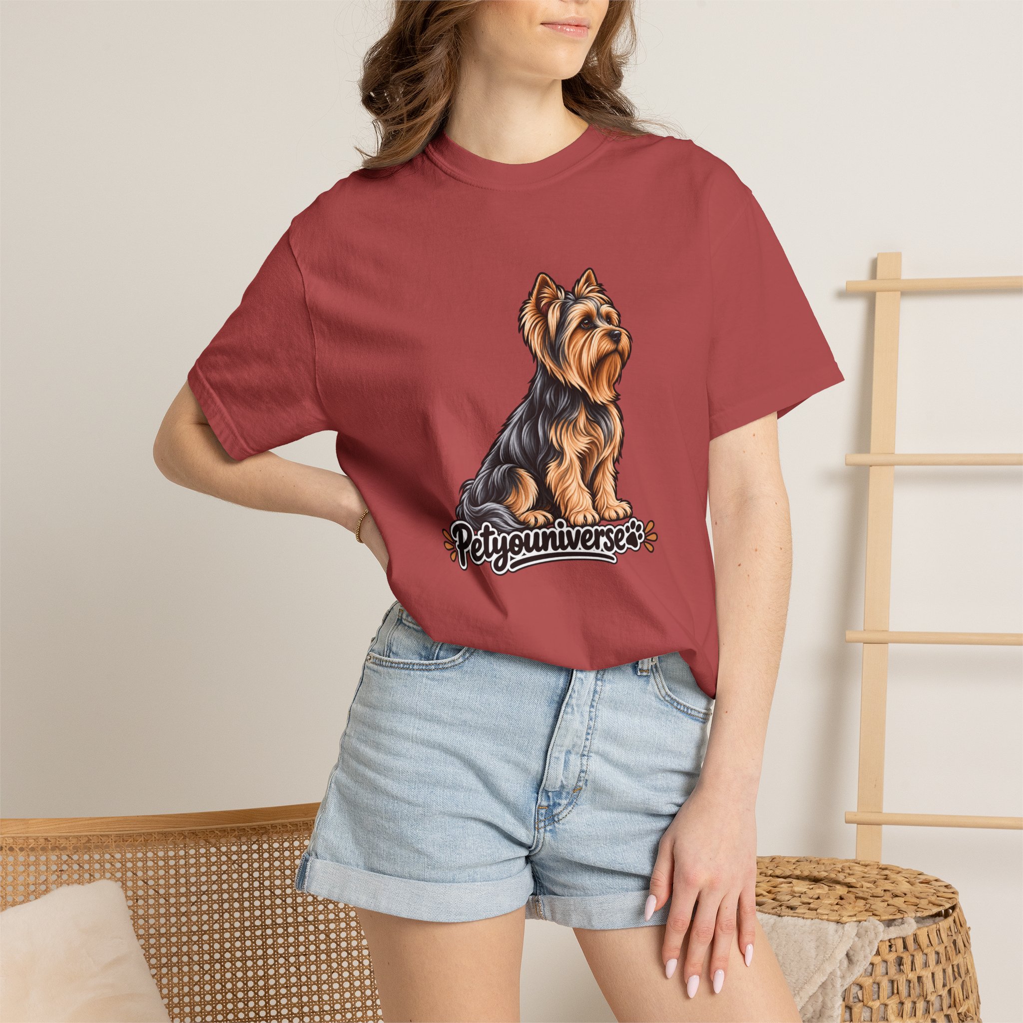 Yorkshire Terrier Graphic T-Shirt — 'Petyouniverse' Dog Lover Tee - Image 92