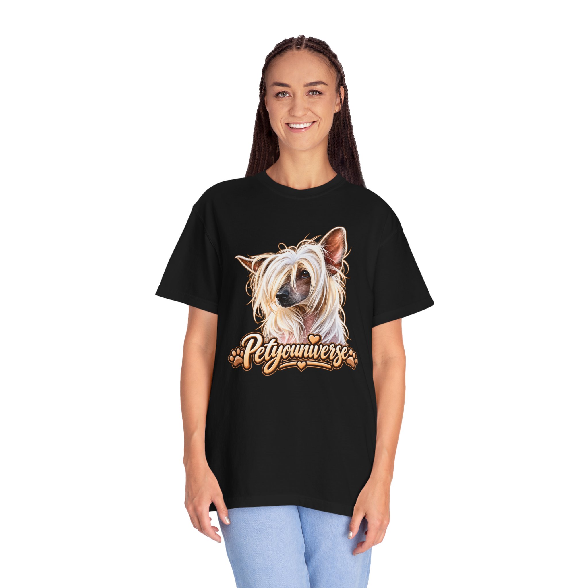 PetYouniverse Chinese Crested Dog T-Shirt — Cute Pet Portrait Tee - Image 113