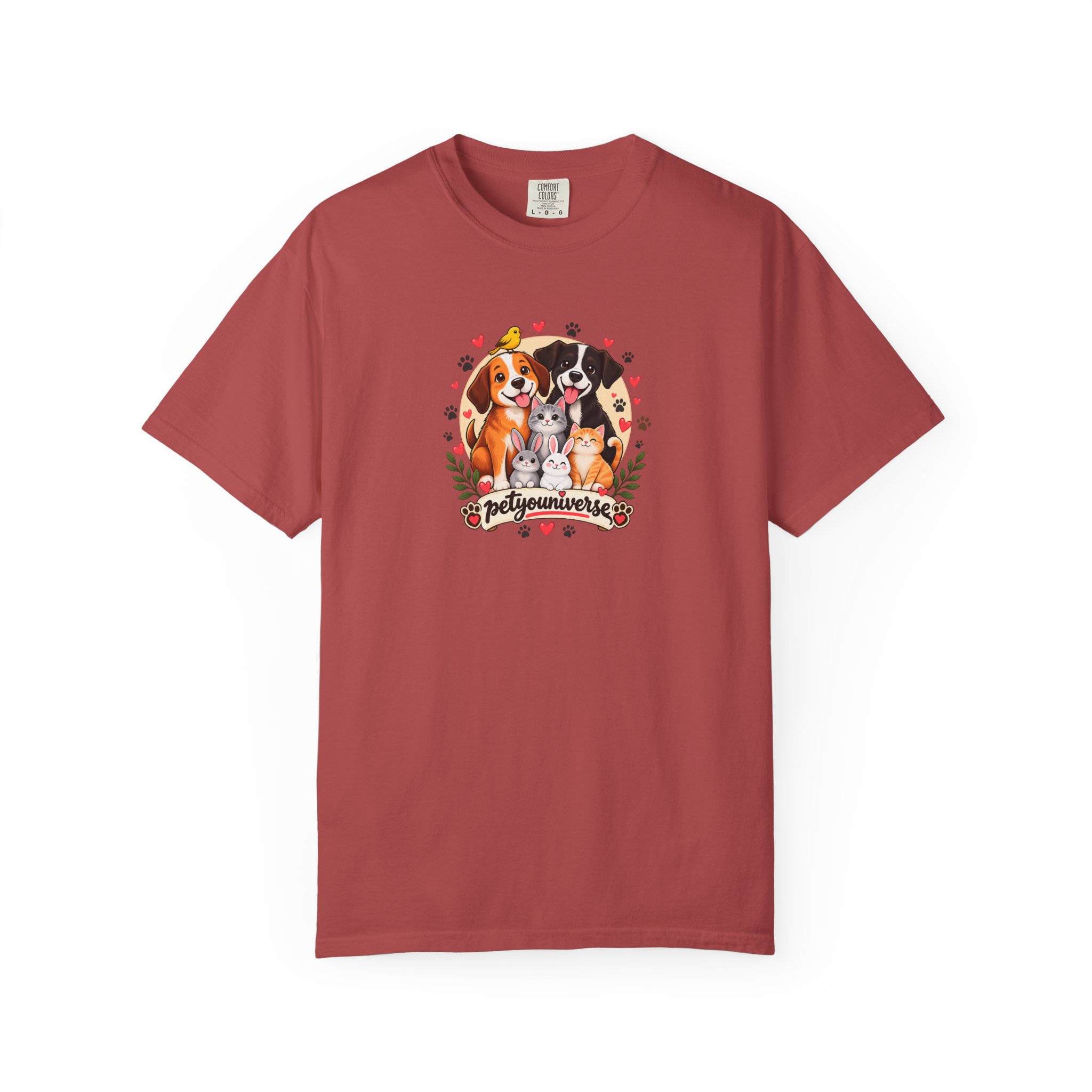 Dog Mom & Dad T-Shirt — 'Pet Parents' Cute Puppy Portrait Tee - Image 118