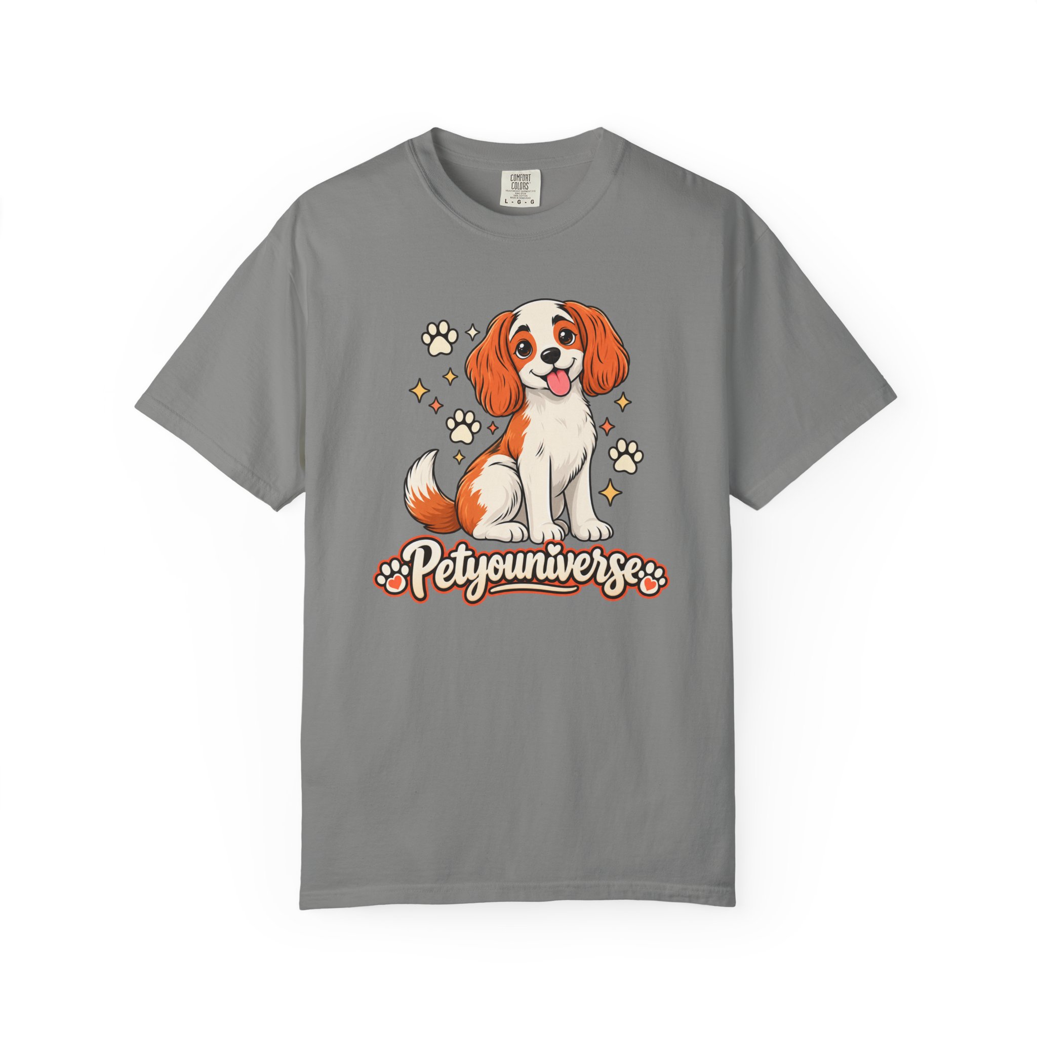 Cavalier King Charles Dog T-Shirt — "PetYoUniverse" Cute Puppy Graphic Tee - Image 91
