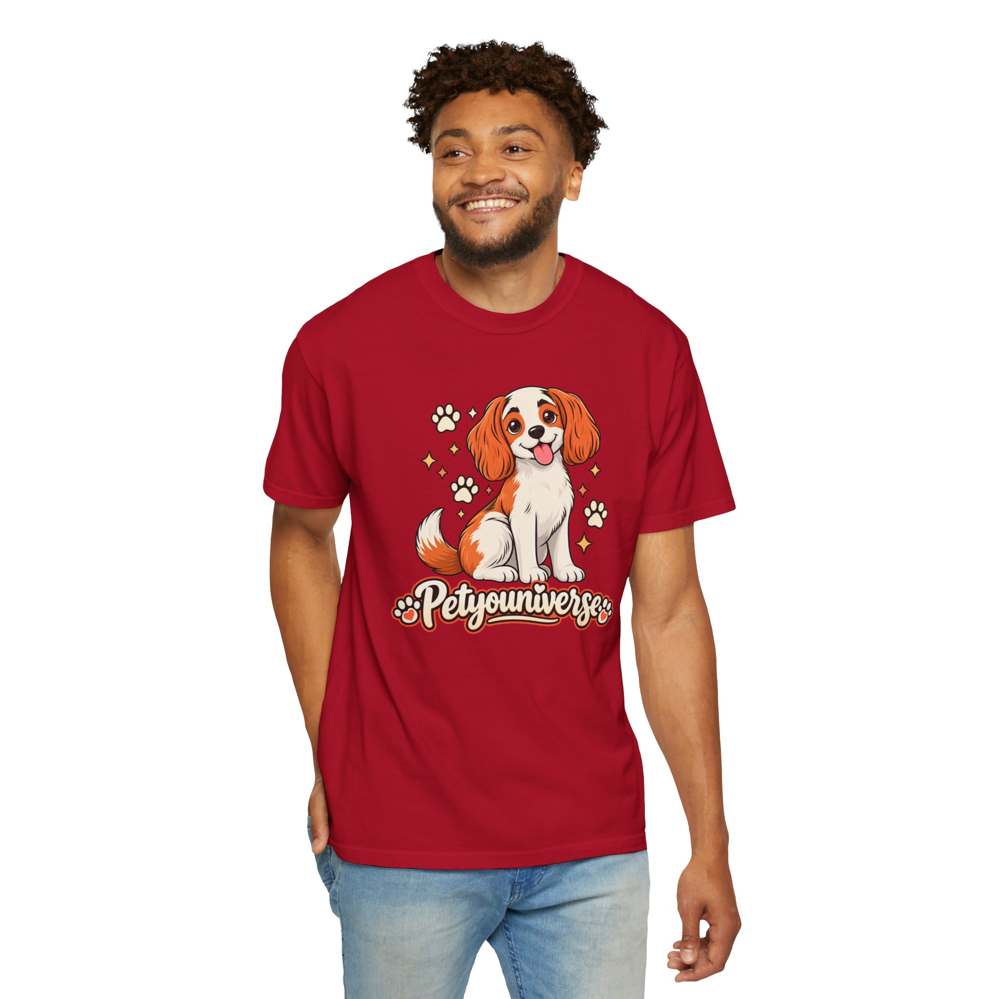 Cavalier King Charles Dog T-Shirt — "PetYoUniverse" Cute Puppy Graphic Tee - Image 133