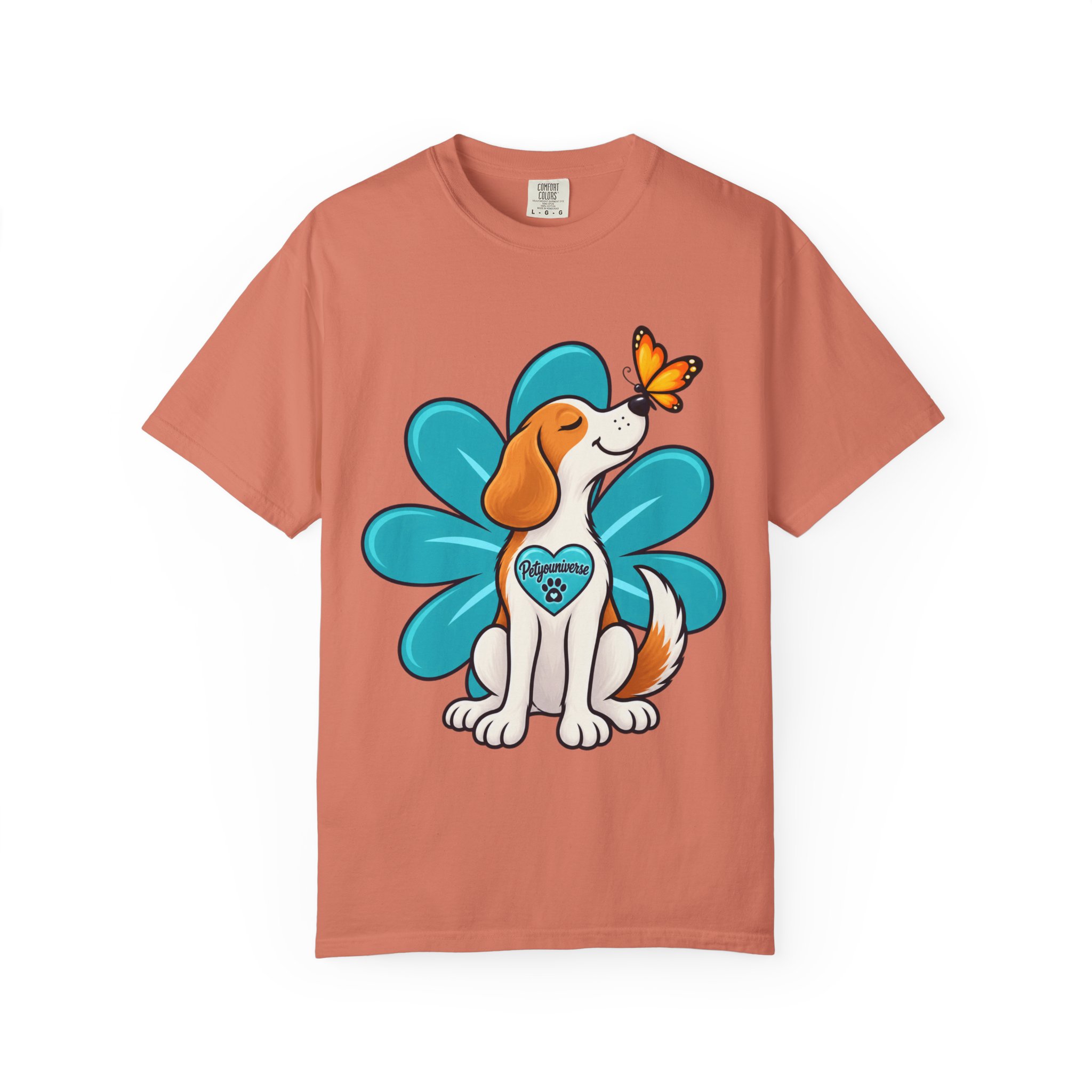 Beagle & Butterfly Graphic T-Shirt - Image 8