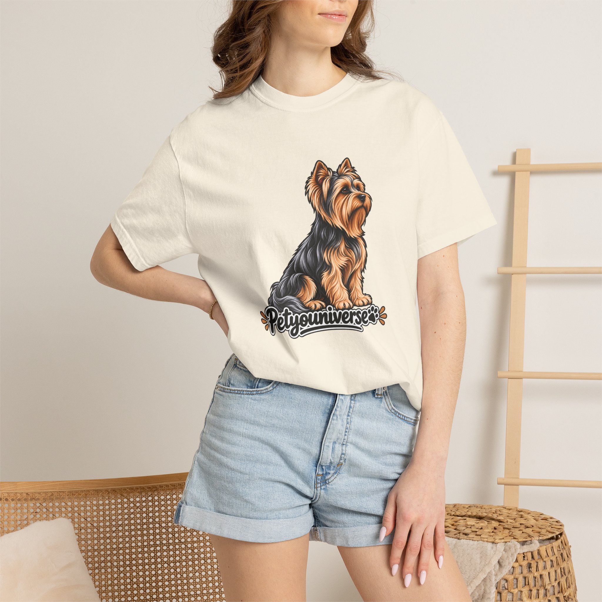 Yorkshire Terrier Graphic T-Shirt — 'Petyouniverse' Dog Lover Tee - Image 2