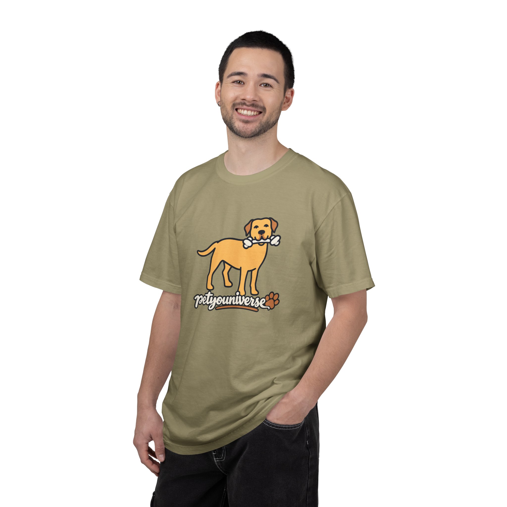 Dog Bone Graphic T-Shirt — "PetYoUniverse" Puppy Tee - Image 22