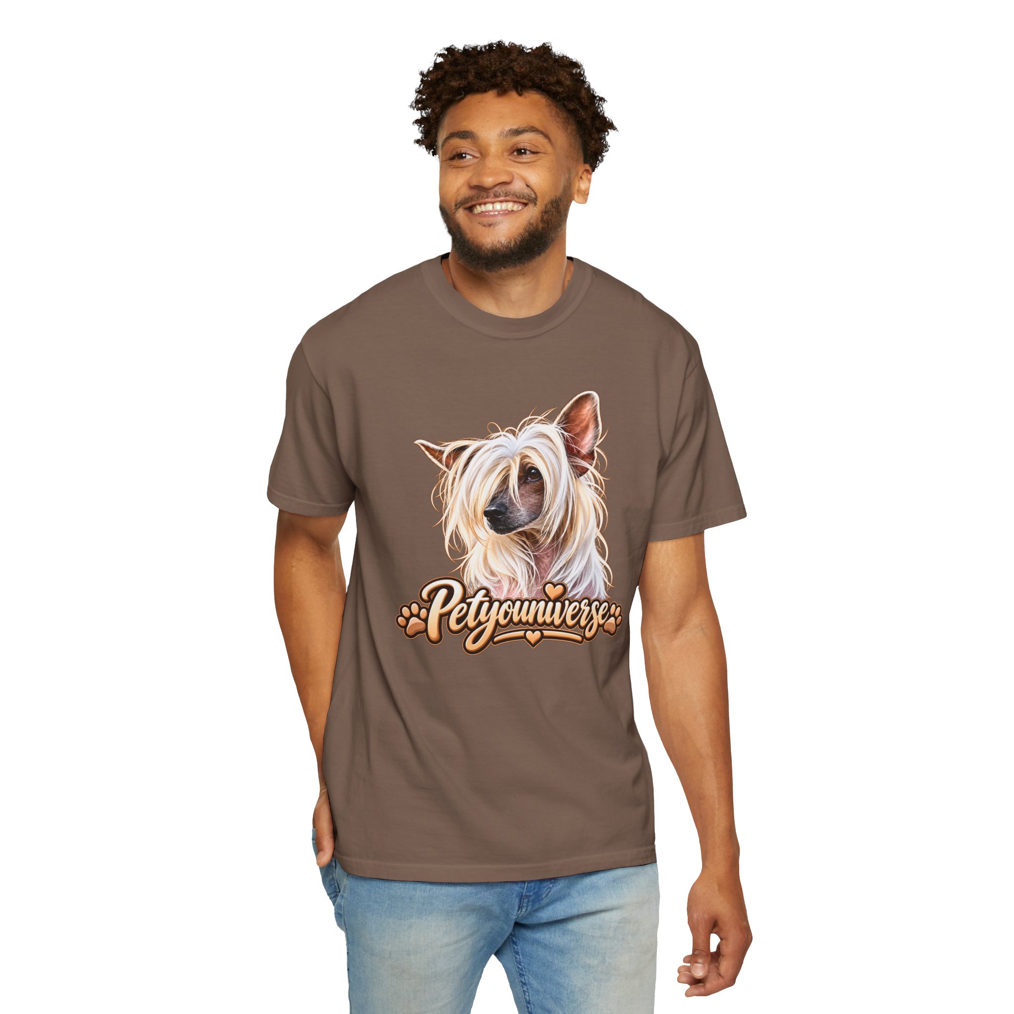 PetYouniverse Chinese Crested Dog T-Shirt — Cute Pet Portrait Tee - Image 52