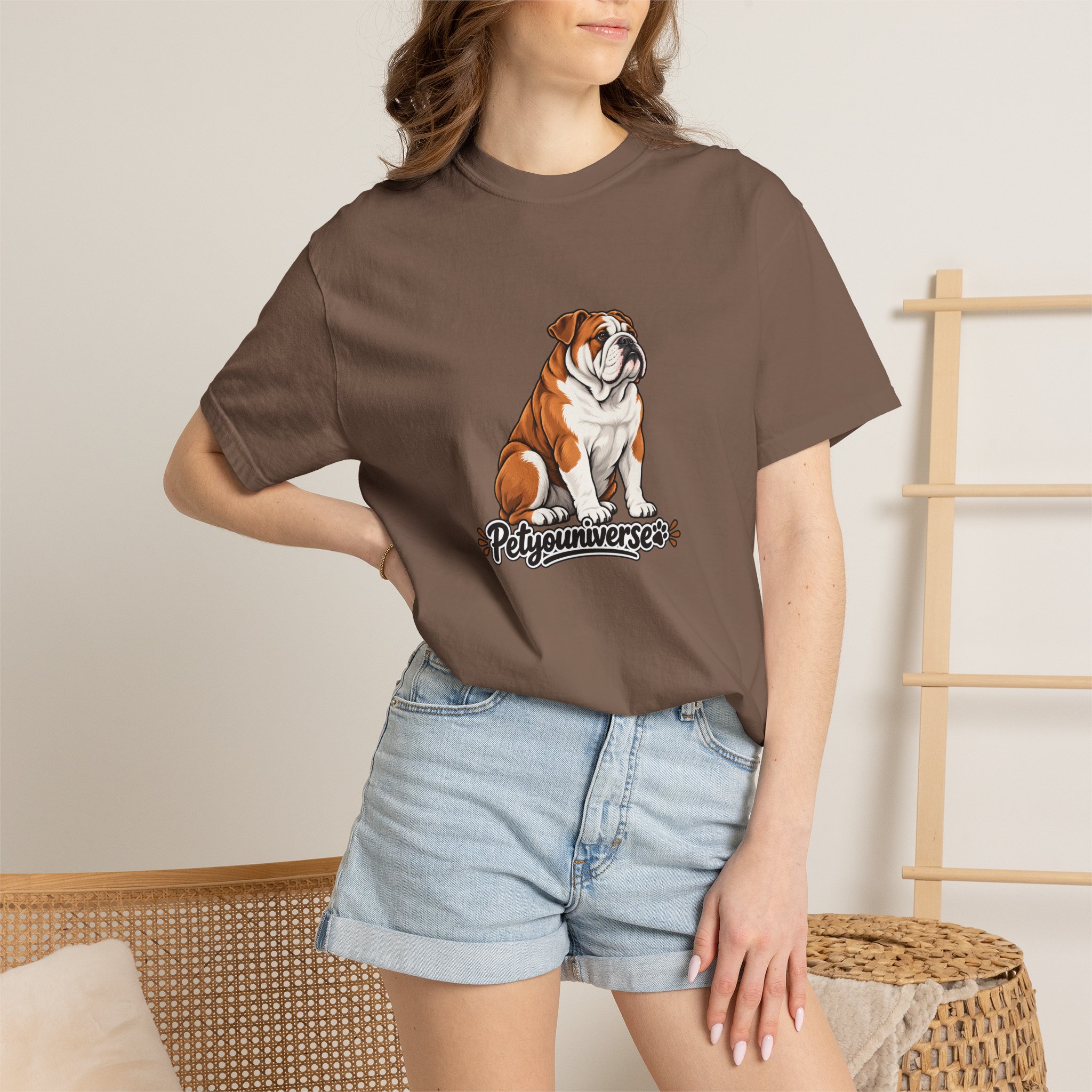 Bulldog Graphic T-Shirt — "PetYoUniverse" Cute Dog Tee for Pet Lovers - Image 56