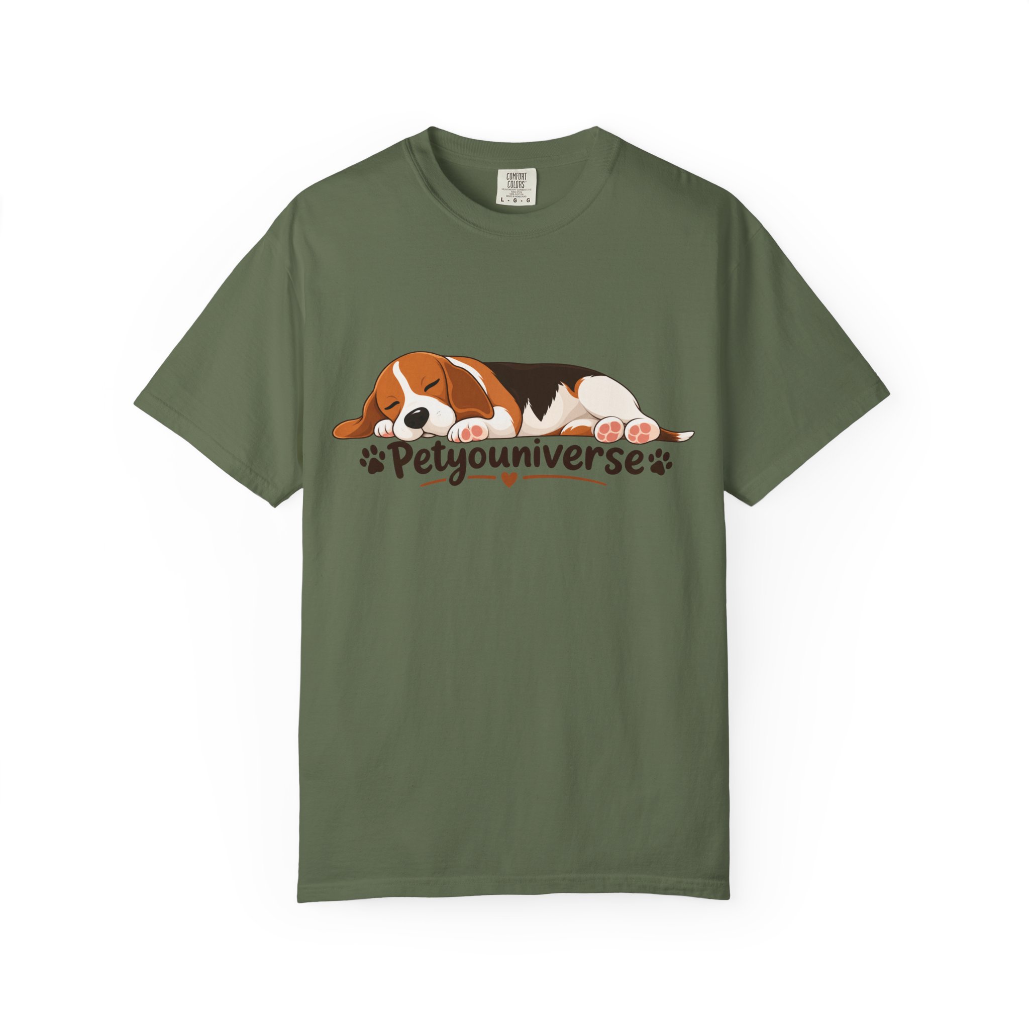Sleeping Beagle T-Shirt — Cute "PetYoUniverse" Dog Graphic Tee - Image 46