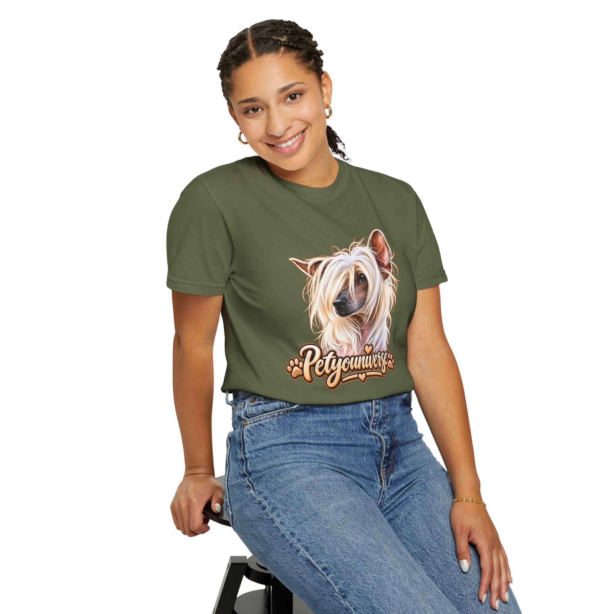 PetYouniverse Chinese Crested Dog T-Shirt — Cute Pet Portrait Tee - Image 78