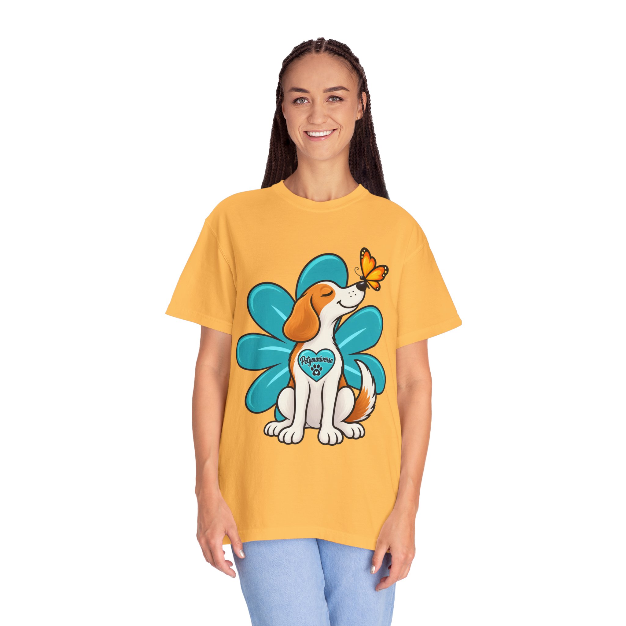 Beagle & Butterfly Graphic T-Shirt - Image 32