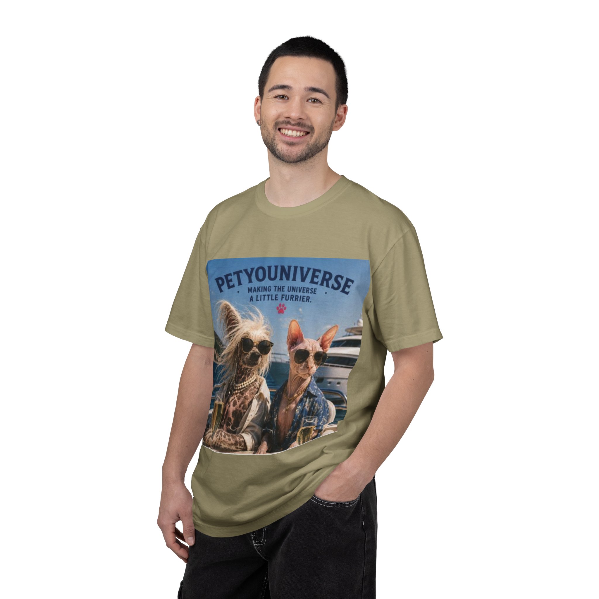 PetYoUniverse T-Shirt — 'Making the Universe a Little Furrier' Retro Dog & Cat Tee - Image 38