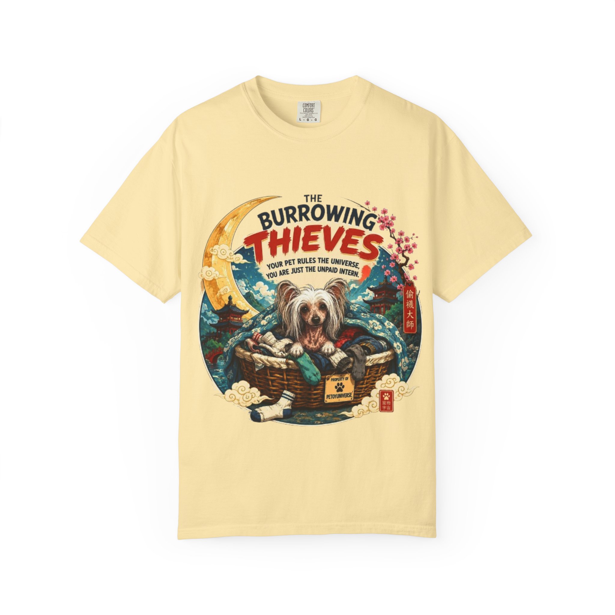 T-Shirt — The Burrowing Thieves Vintage Dog Treasure Chest Graphic Tee - Image 19