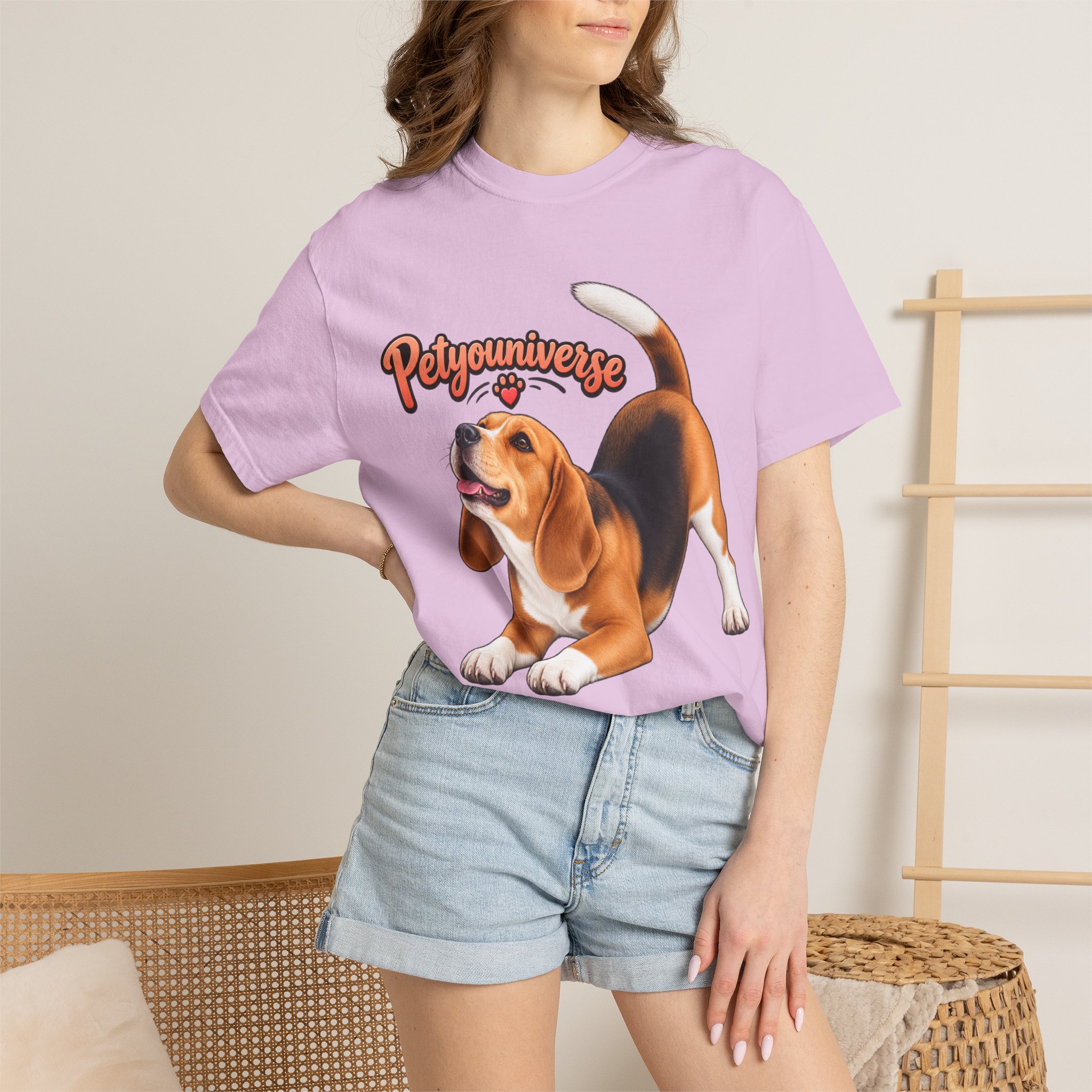 Beagle Playtime T-Shirt — "PetYoUniverse" Graphic Tee for Dog Lovers - Image 83
