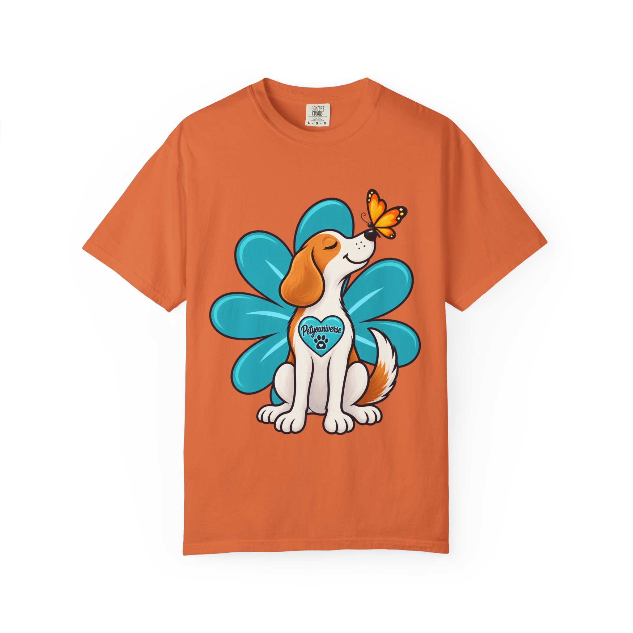 Beagle & Butterfly Graphic T-Shirt - Image 43