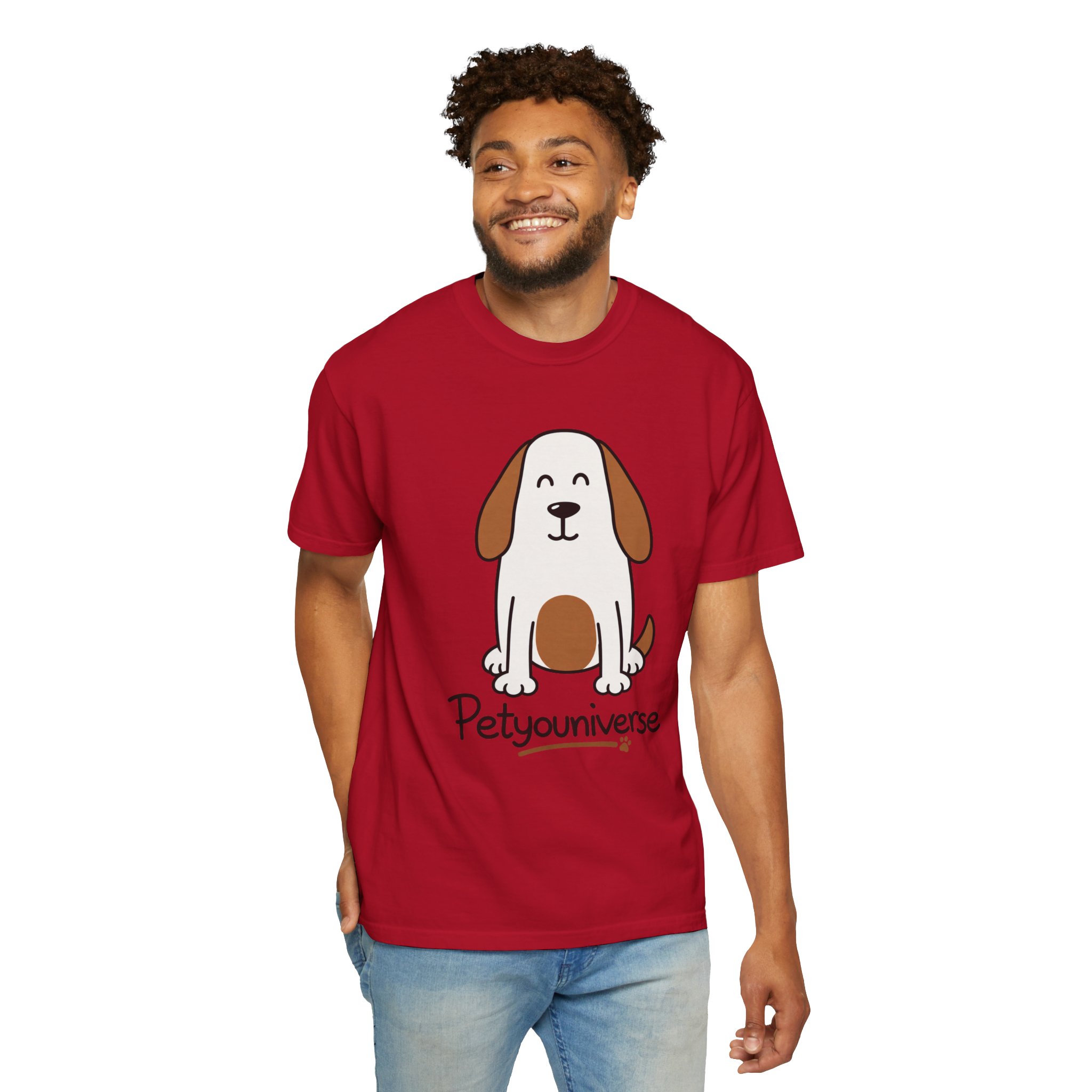 Cute Puppy Graphic T-Shirt — “PetYoUniverse” Dog Lover Tee - Image 115