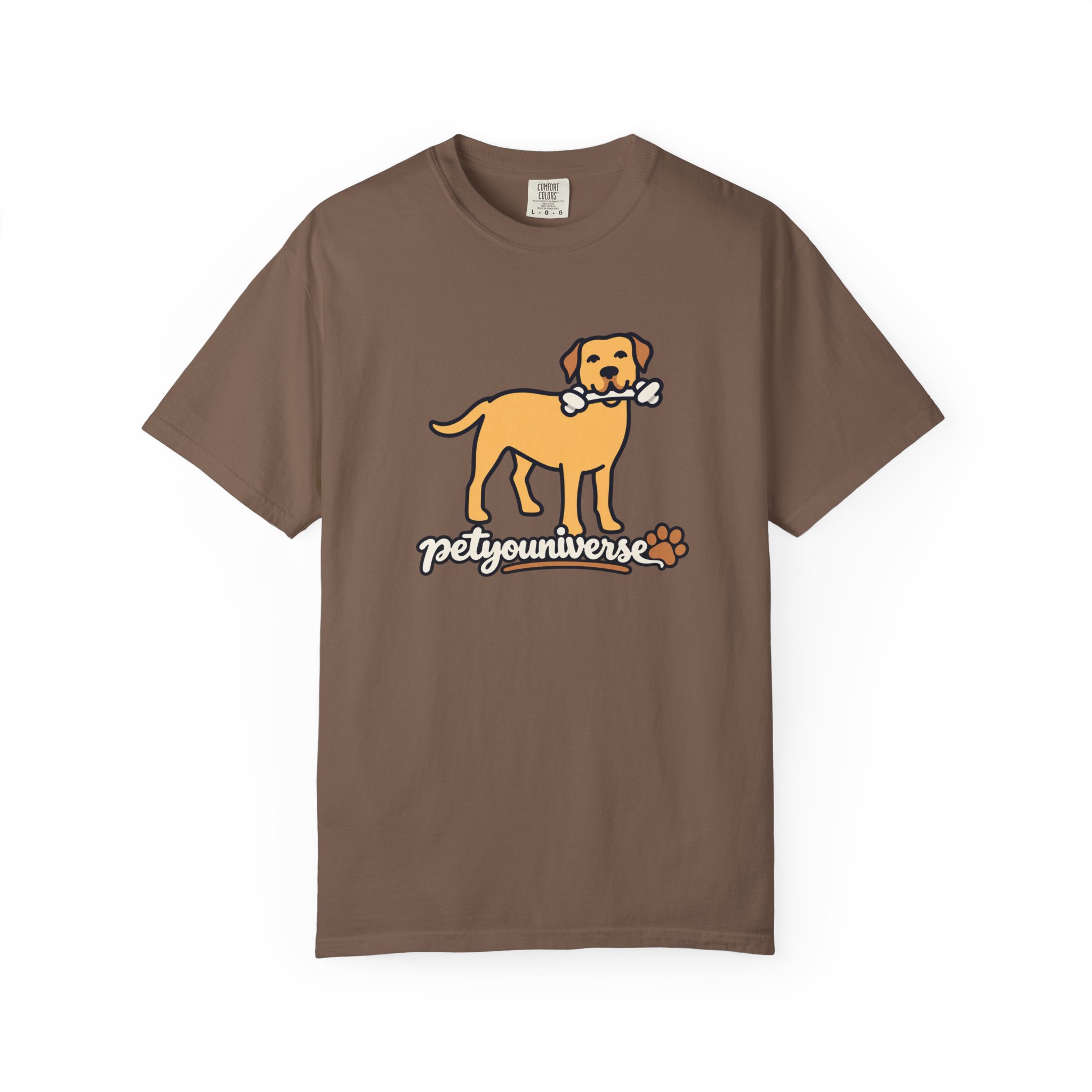 Dog Bone Graphic T-Shirt — "PetYoUniverse" Puppy Tee - Image 28