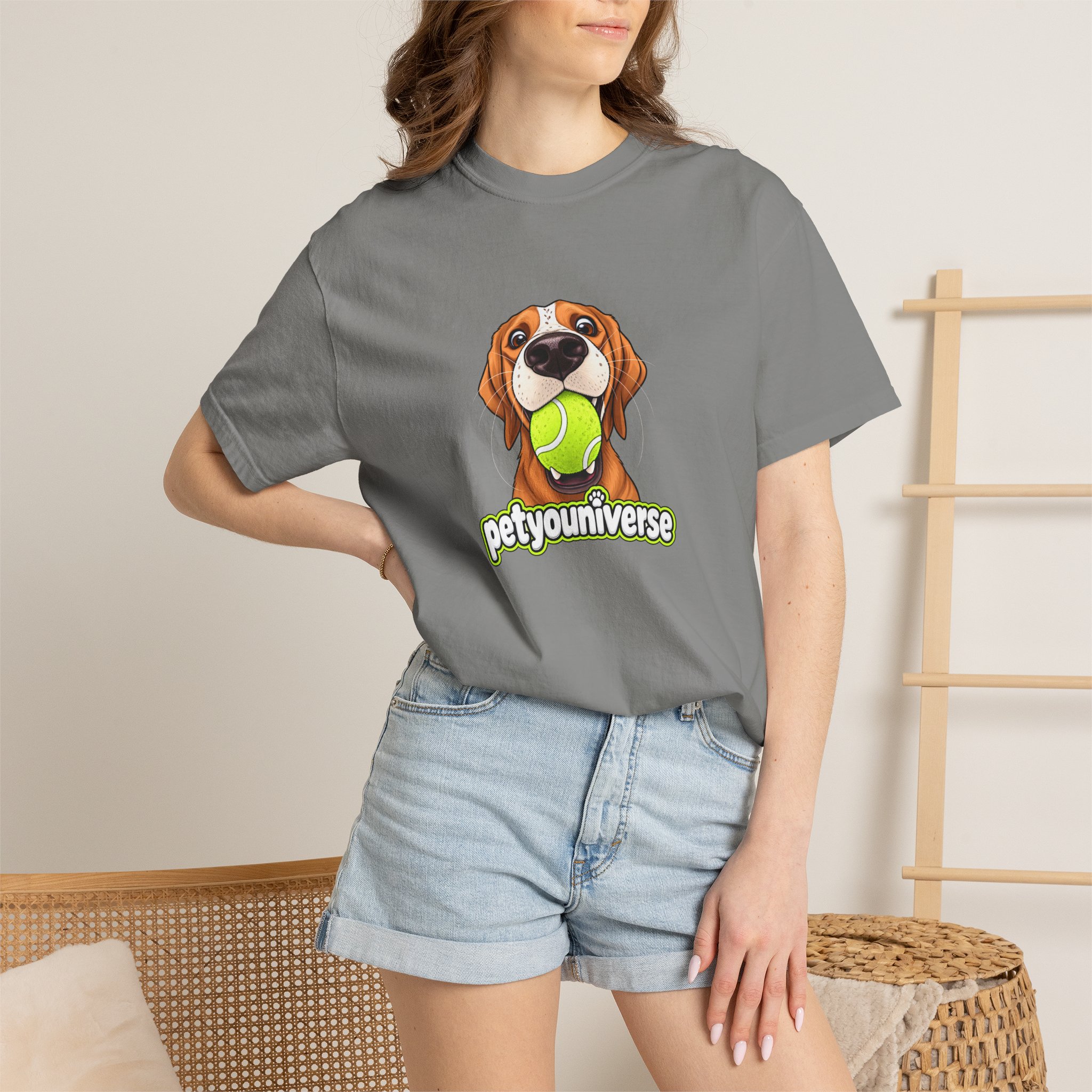 PetYoUniverse Tee — Cute Dog Holding Tennis Ball Graphic T‑Shirt - Image 74
