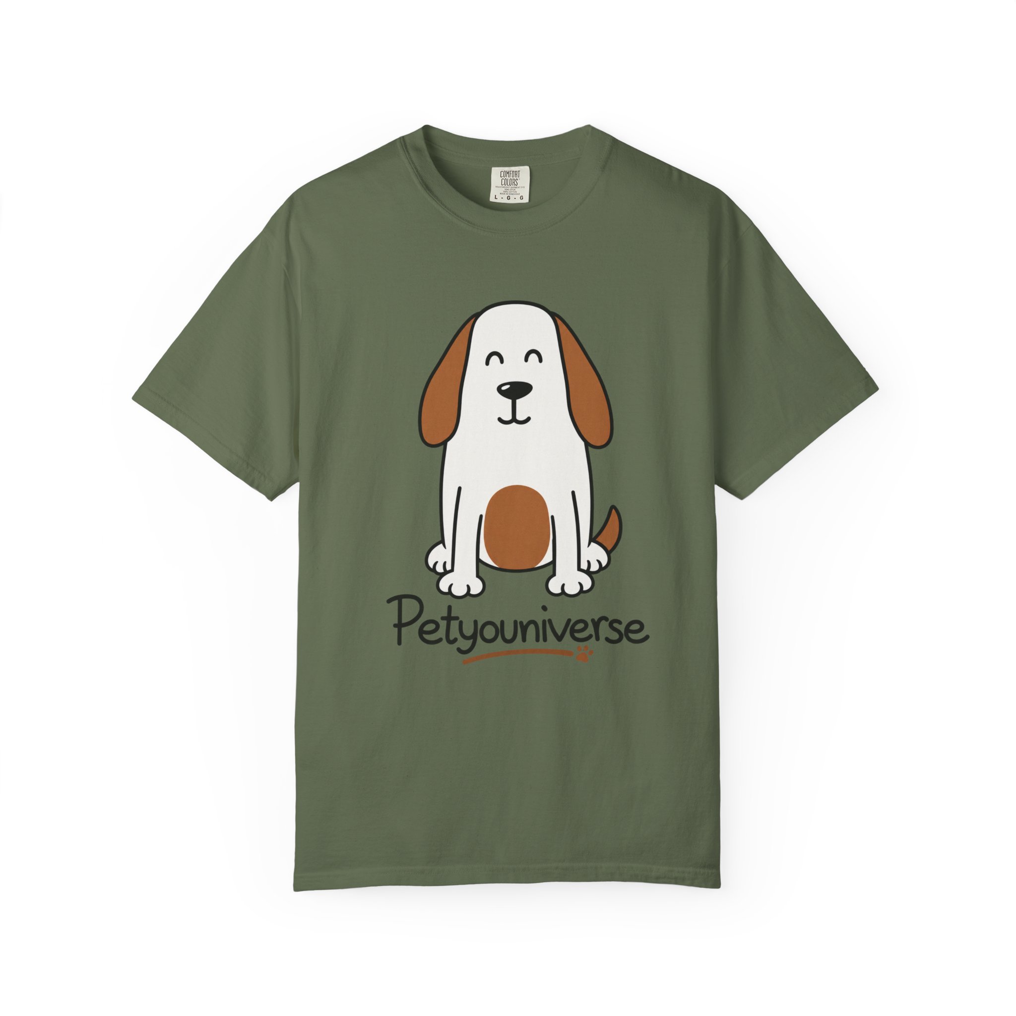 Cute Puppy Graphic T-Shirt — “PetYoUniverse” Dog Lover Tee - Image 37