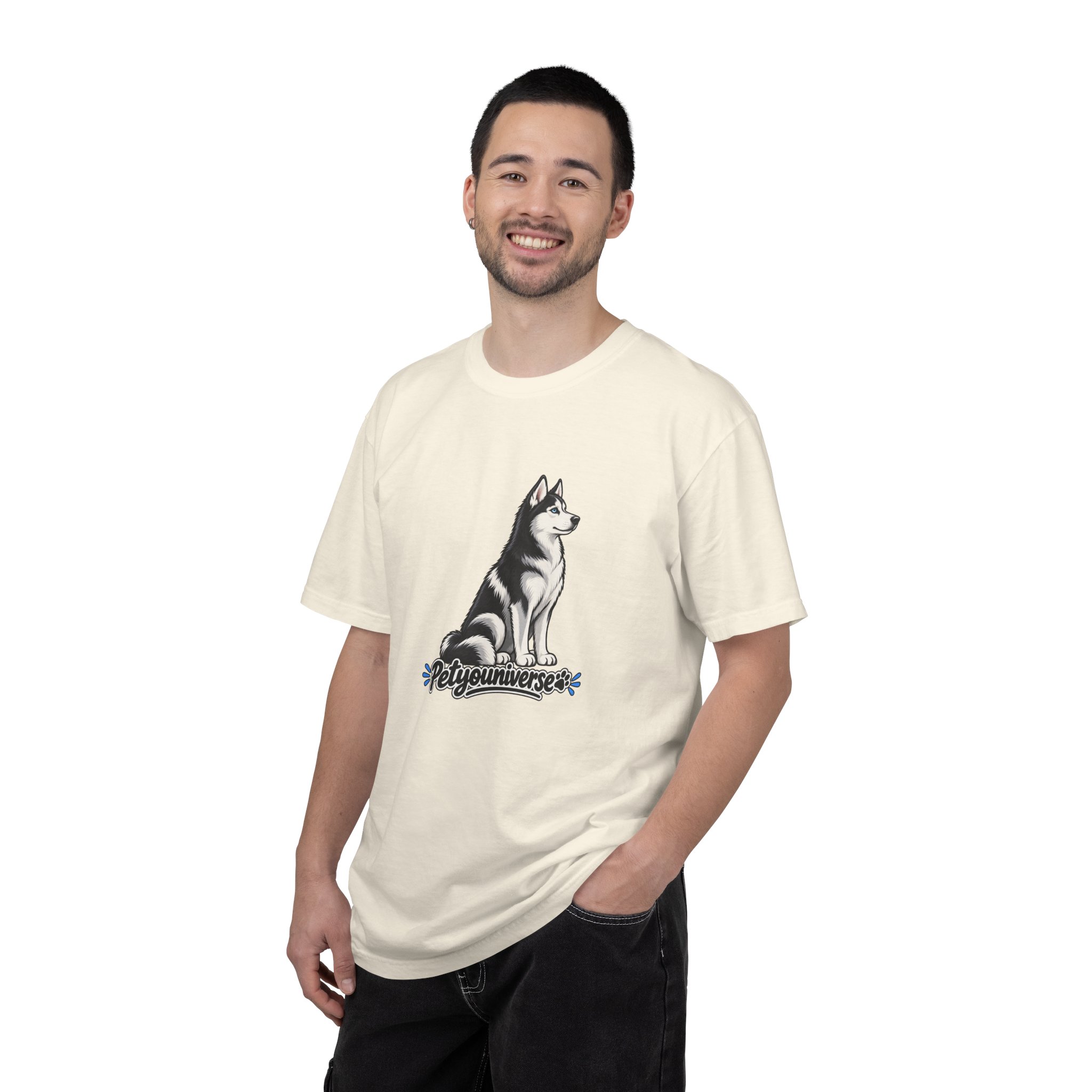 Husky Graphic T-Shirt — 'PetYoUniverse' Retro Dog Tee - Image 13