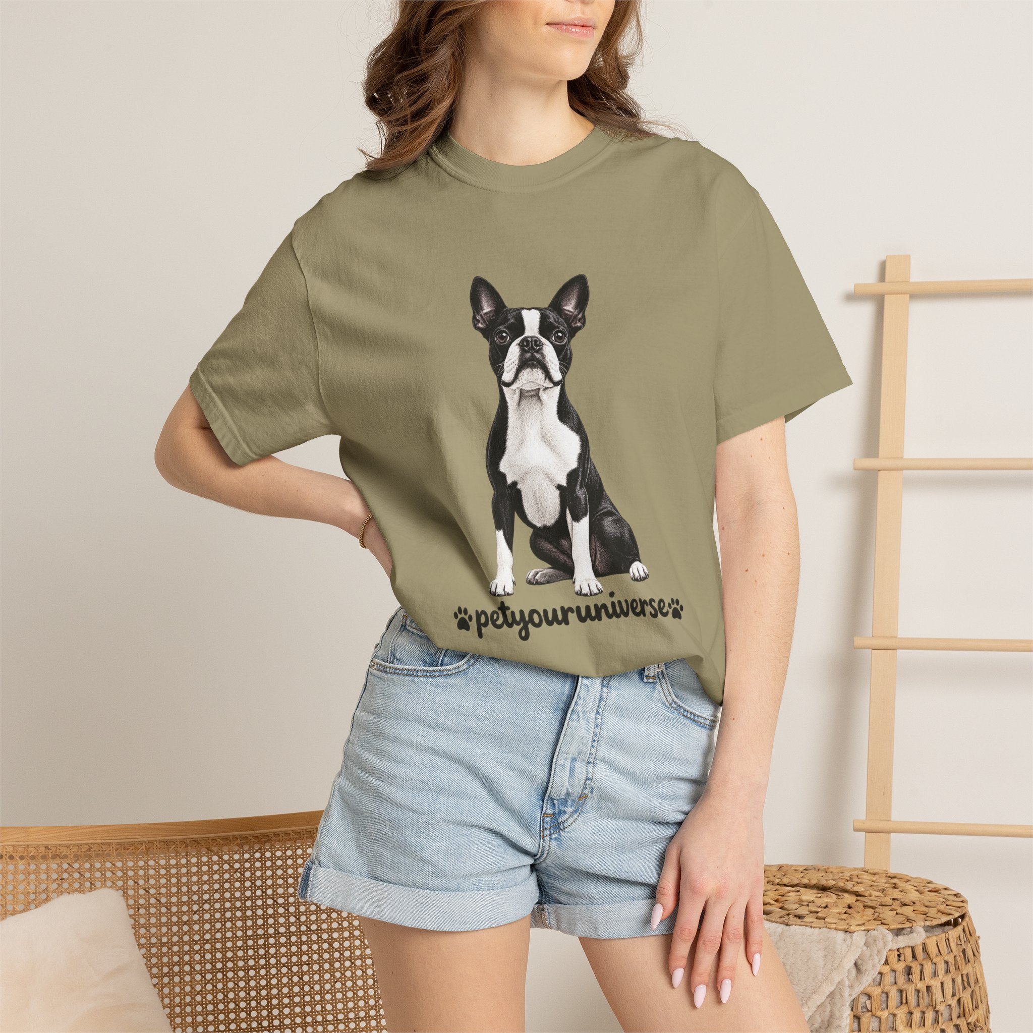 Boston Terrier Graphic T-Shirt — "PetYoUniverse" Dog Lover Tee - Image 11