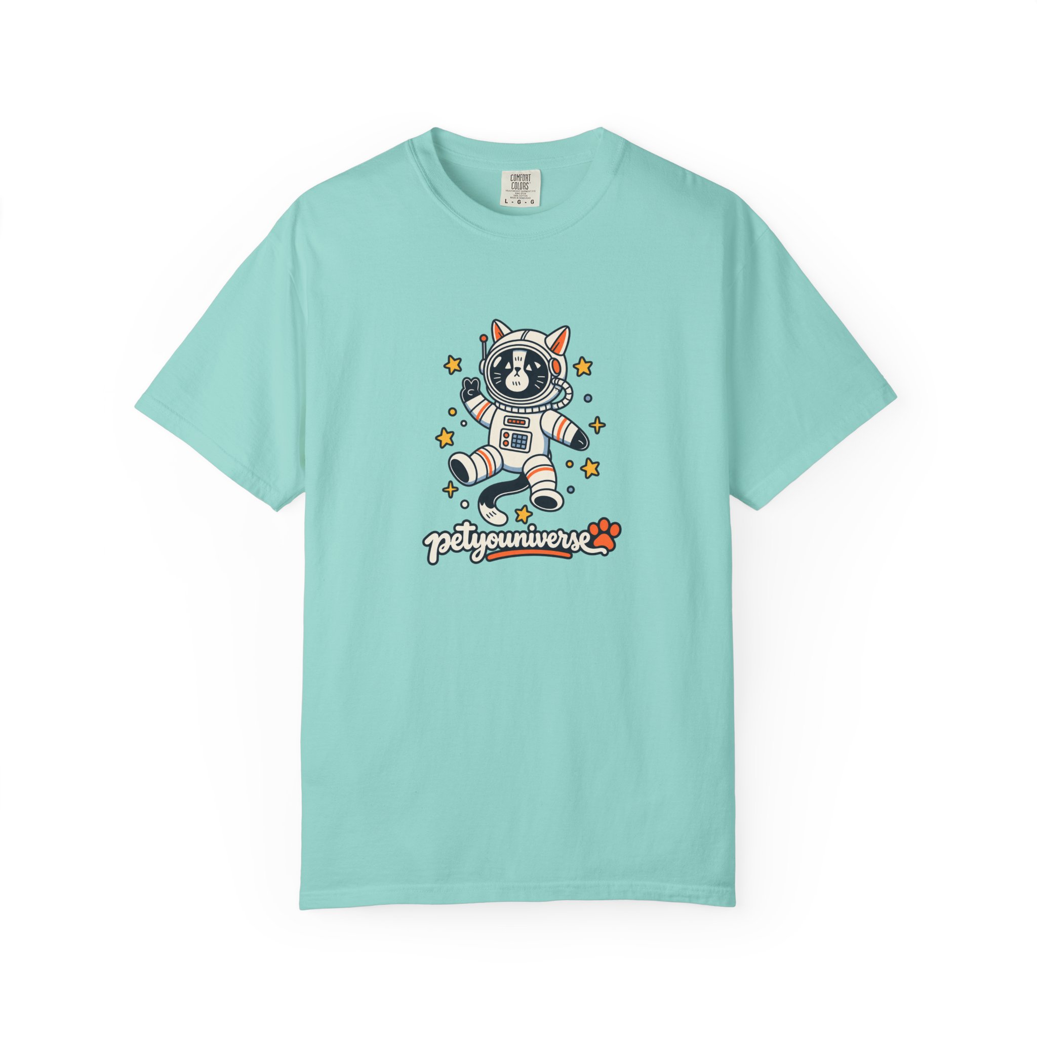 Astronaut Dog T-Shirt — 'PetYoUniverse' Cute Space Pup Tee - Image 82