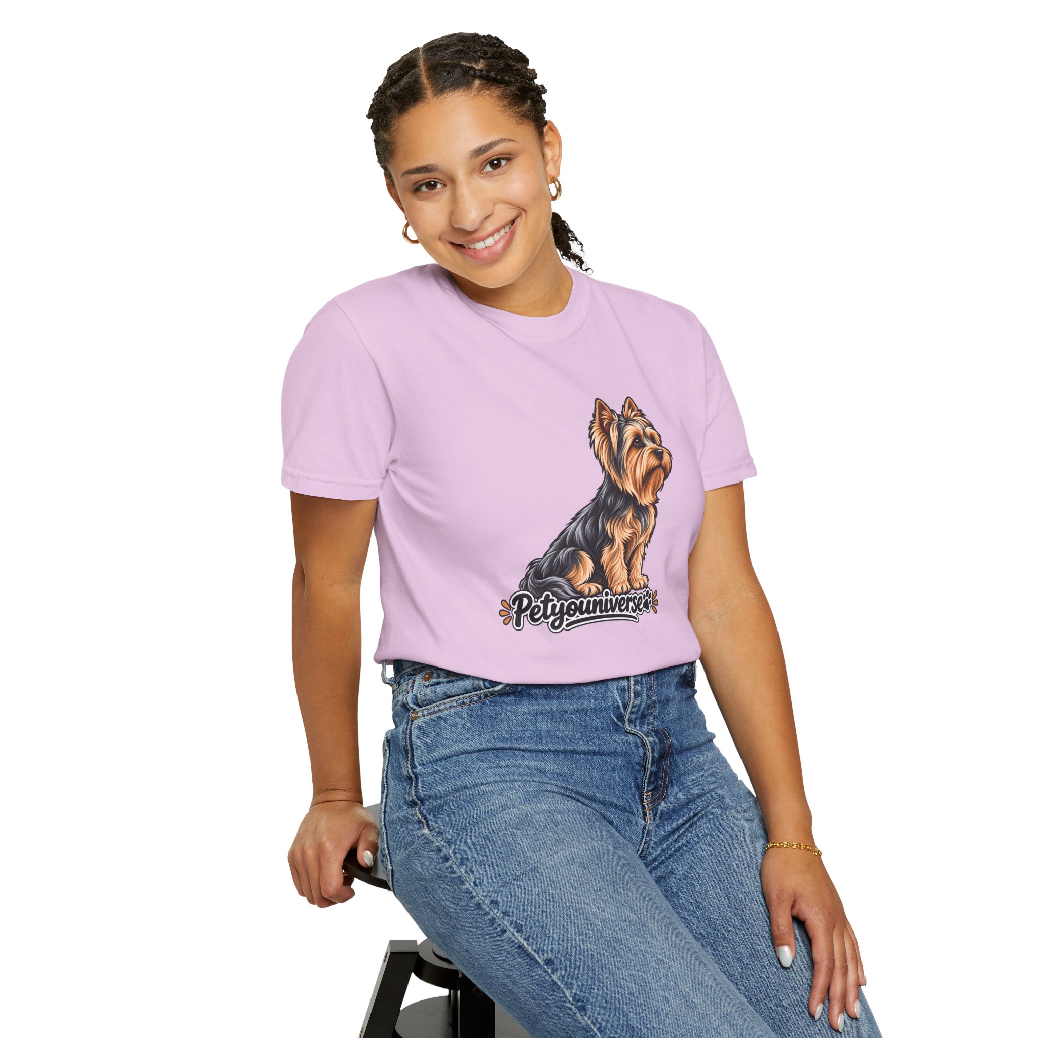 Yorkshire Terrier Graphic T-Shirt — 'Petyouniverse' Dog Lover Tee - Image 69