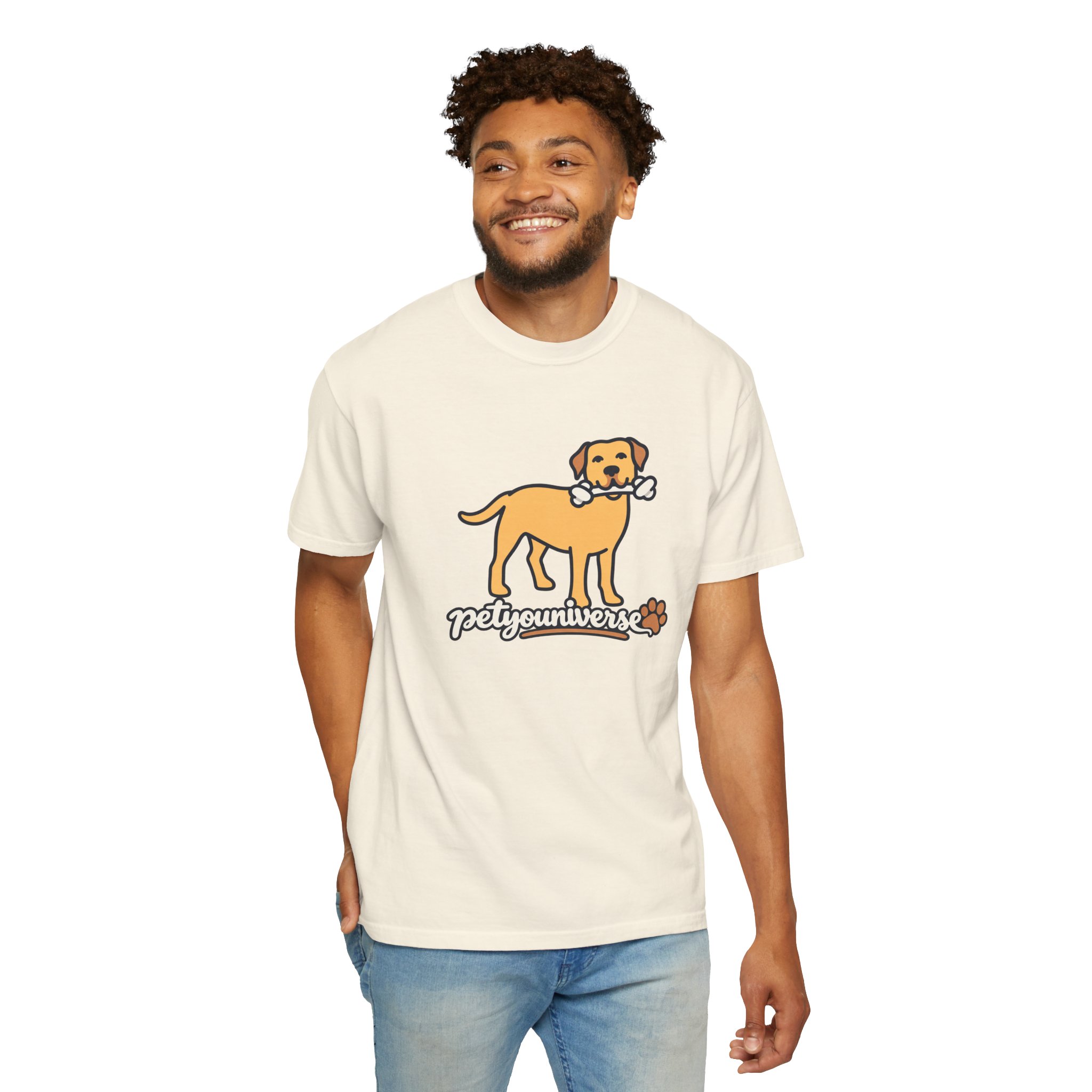Dog Bone Graphic T-Shirt — "PetYoUniverse" Puppy Tee - Image 7
