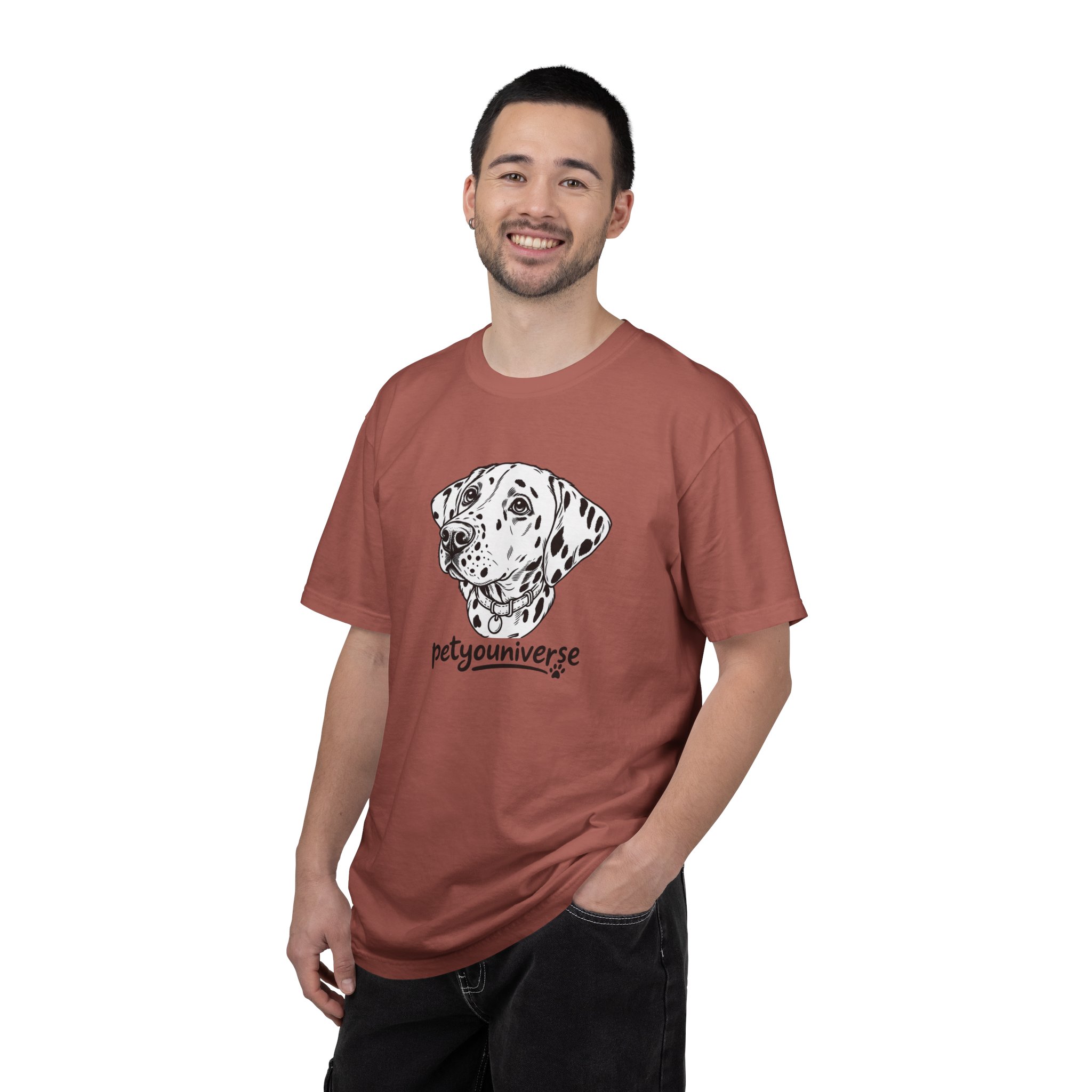 Dalmatian Portrait T-Shirt — "PetYoUniverse" Graphic Tee - Image 130