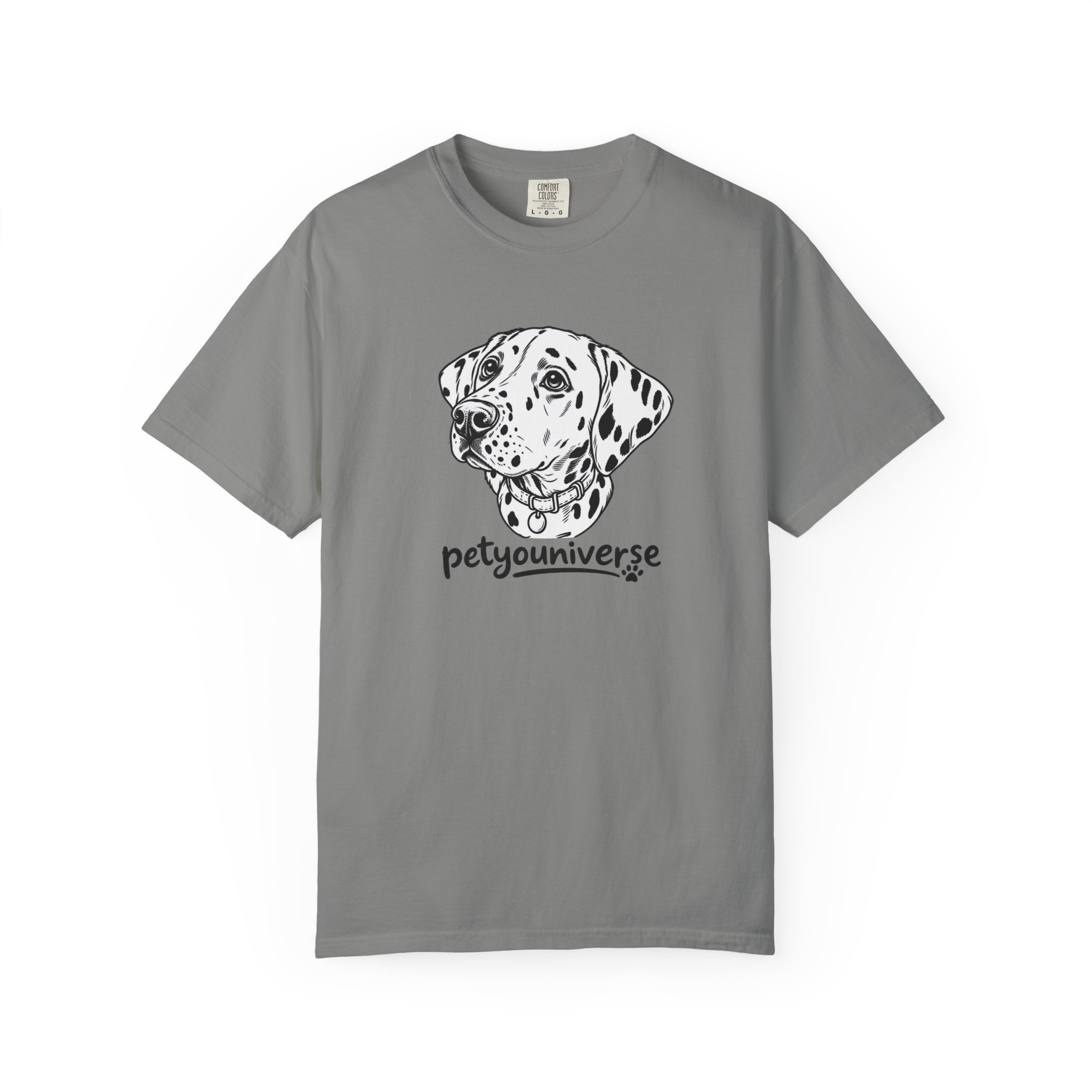 Dalmatian Portrait T-Shirt — "PetYoUniverse" Graphic Tee - Image 91