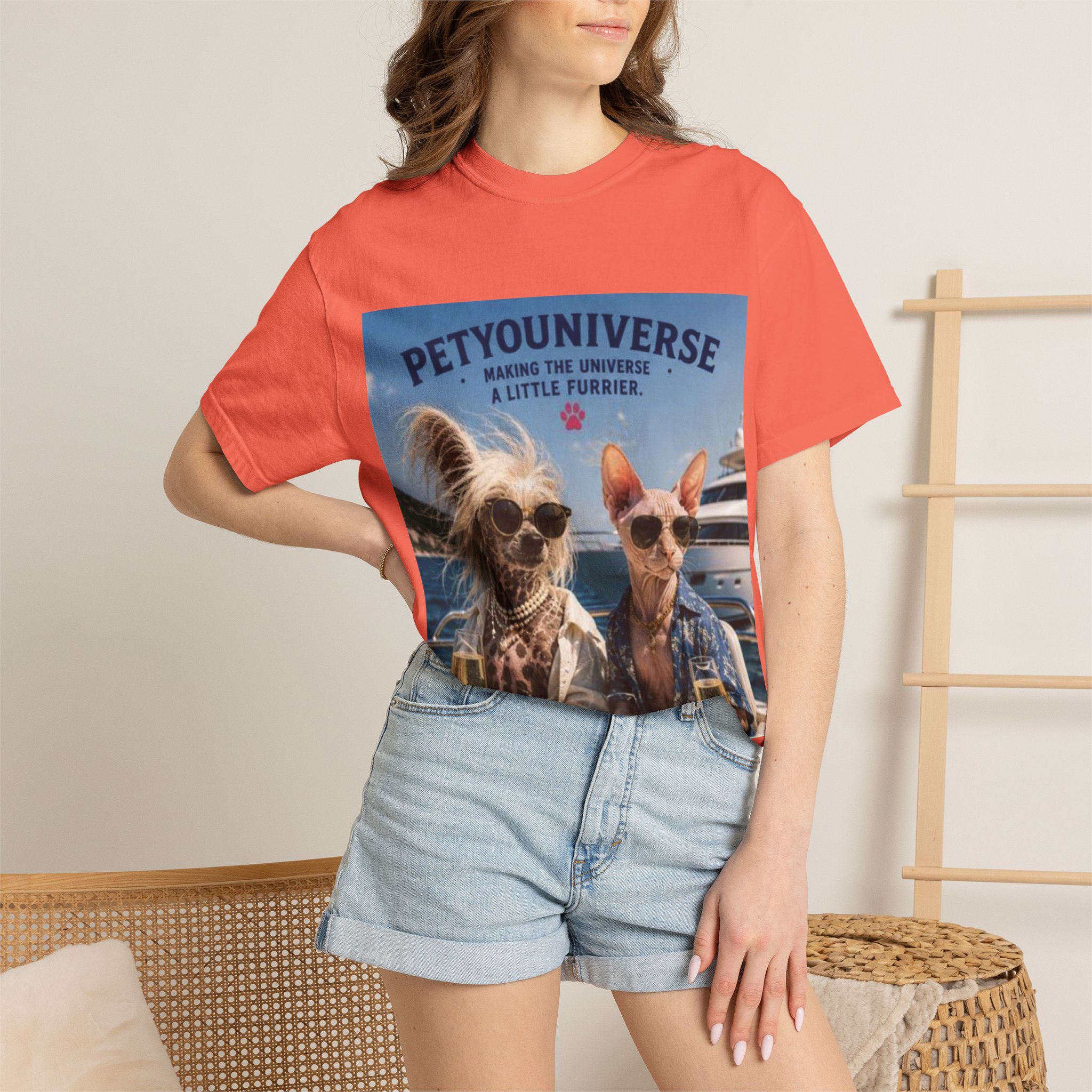 PetYoUniverse T-Shirt — 'Making the Universe a Little Furrier' Retro Dog & Cat Tee - Image 12