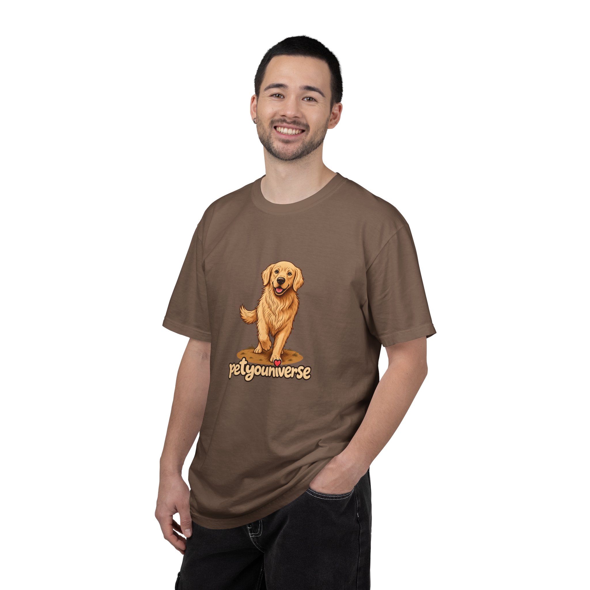 Golden Retriever Graphic T-Shirt — "PetYoUniverse" Cute Dog Tee - Image 49