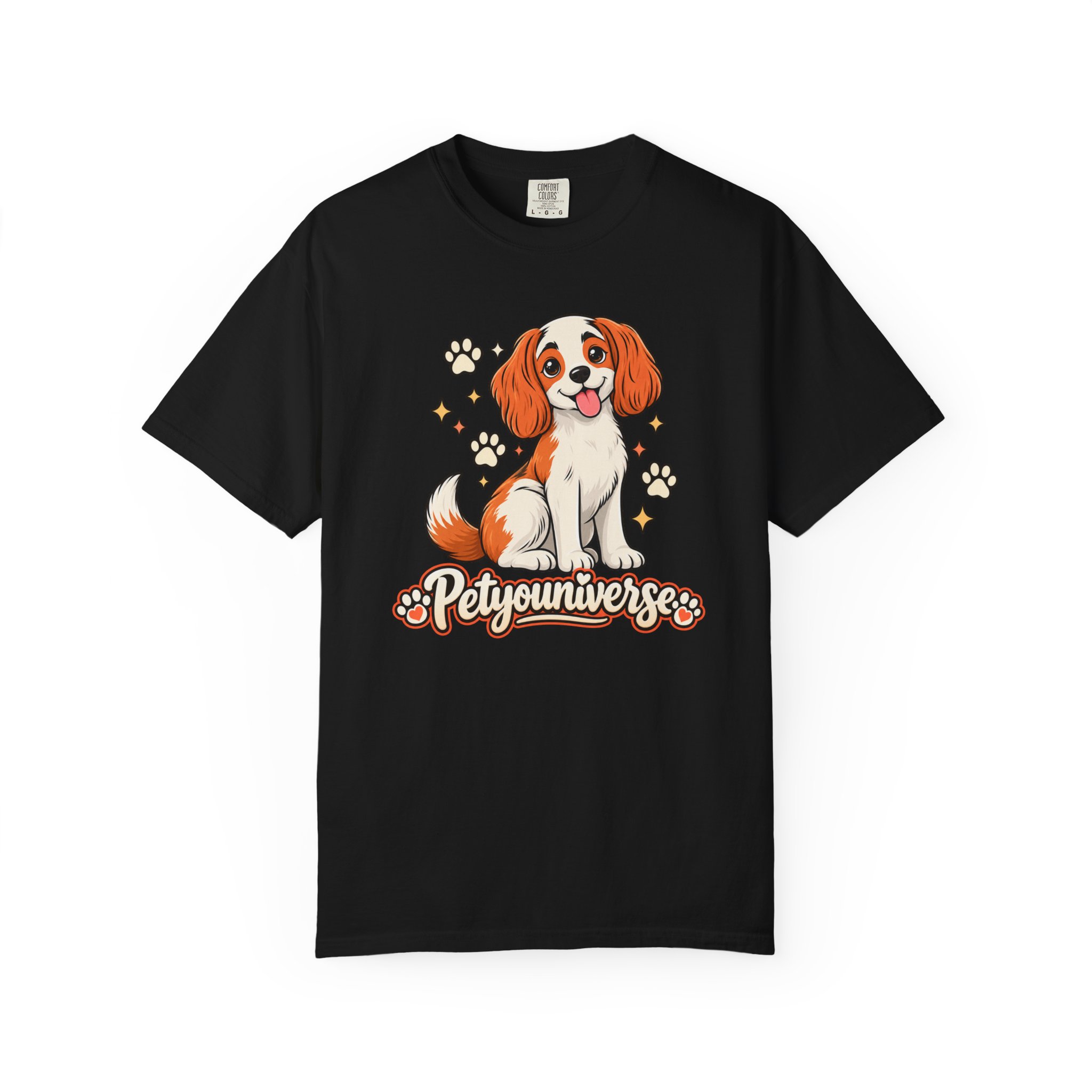 Cavalier King Charles Dog T-Shirt — "PetYoUniverse" Cute Puppy Graphic Tee - Image 100