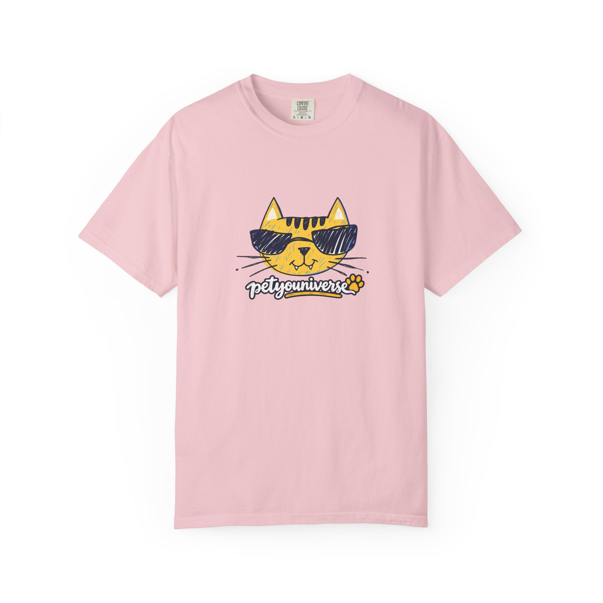 Cool Cat Sunglasses T‑Shirt — 'Purrfectly Awesome' Graphic Tee for Cat Lovers - Image 91