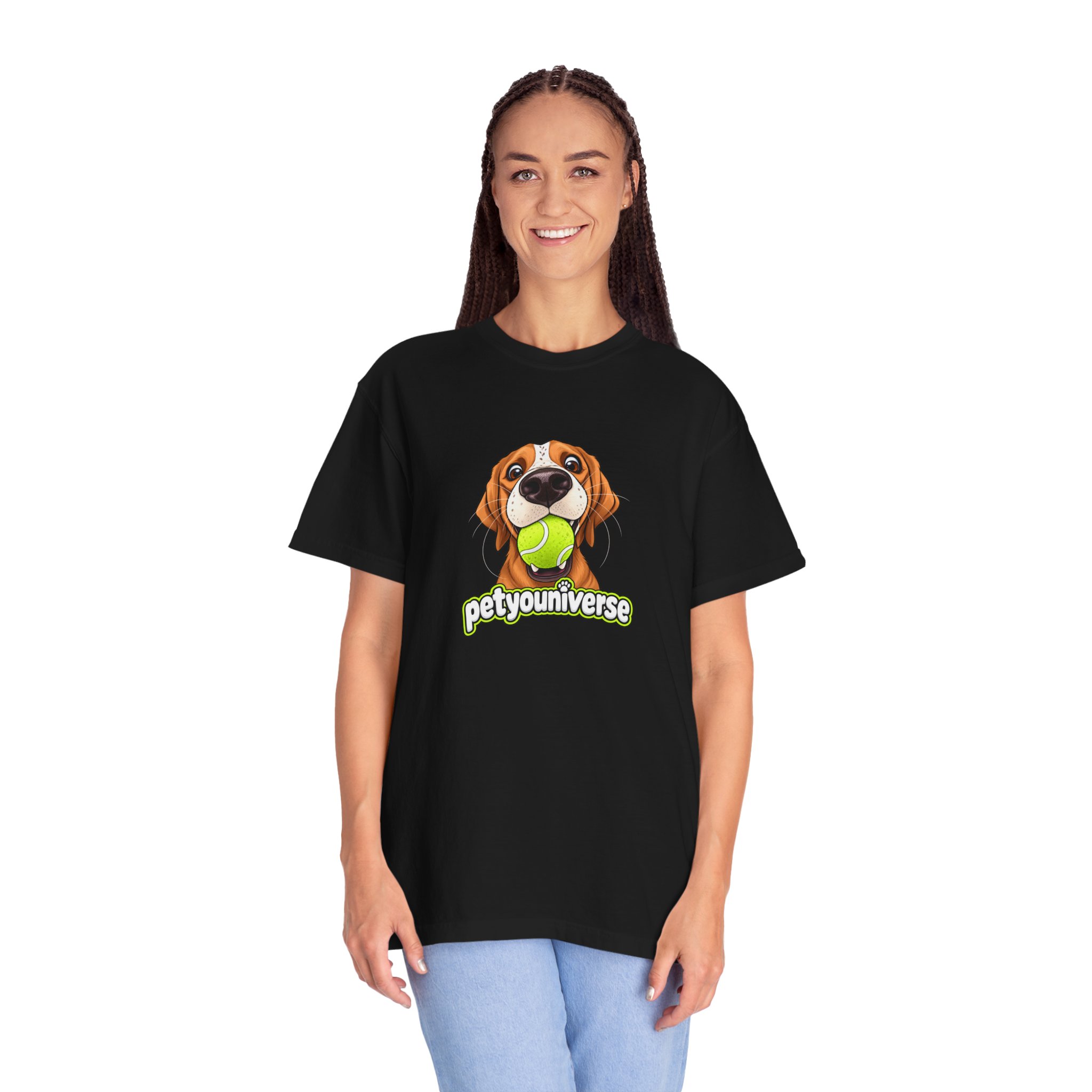 PetYoUniverse Tee — Cute Dog Holding Tennis Ball Graphic T‑Shirt - Image 86