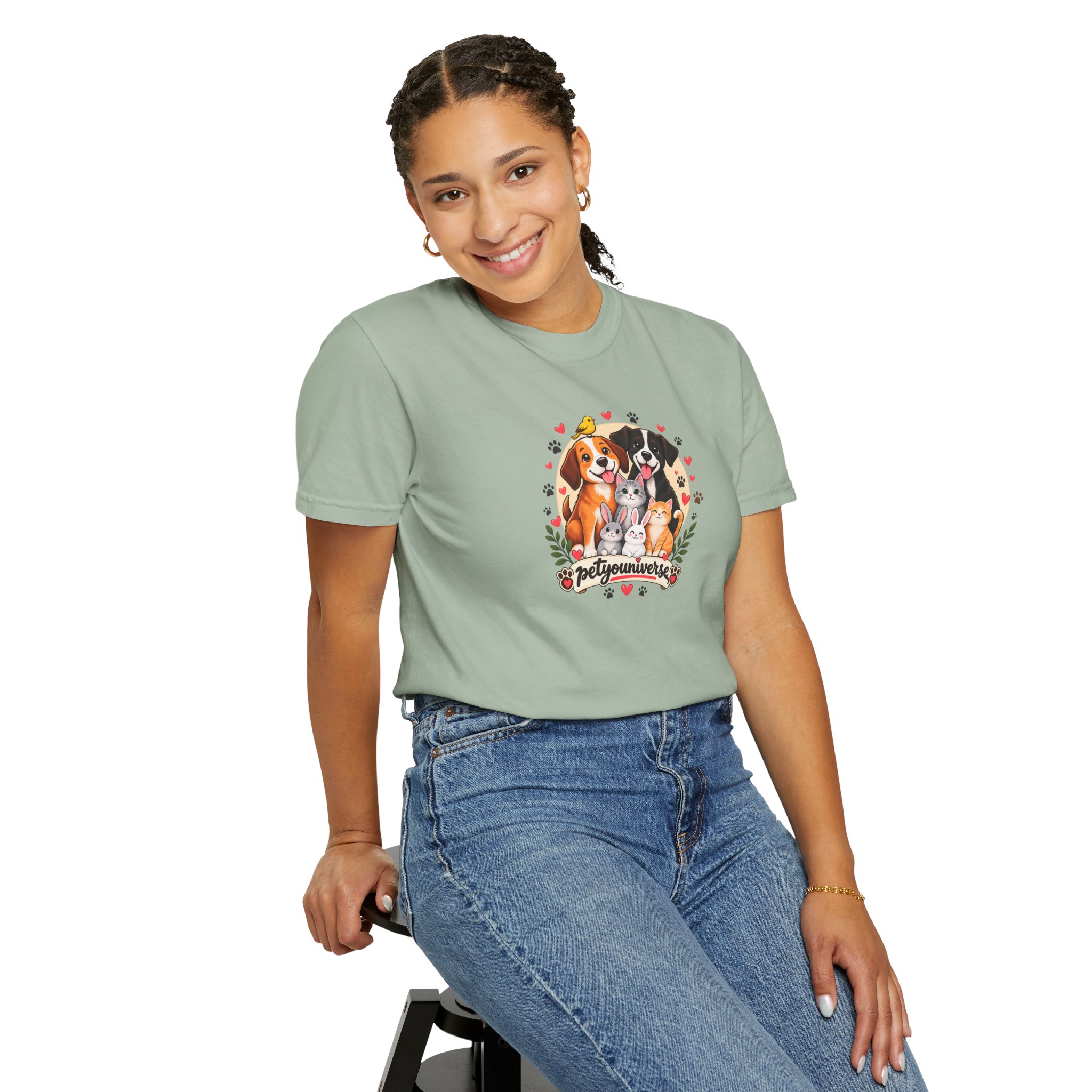 Dog Mom & Dad T-Shirt — 'Pet Parents' Cute Puppy Portrait Tee - Image 60