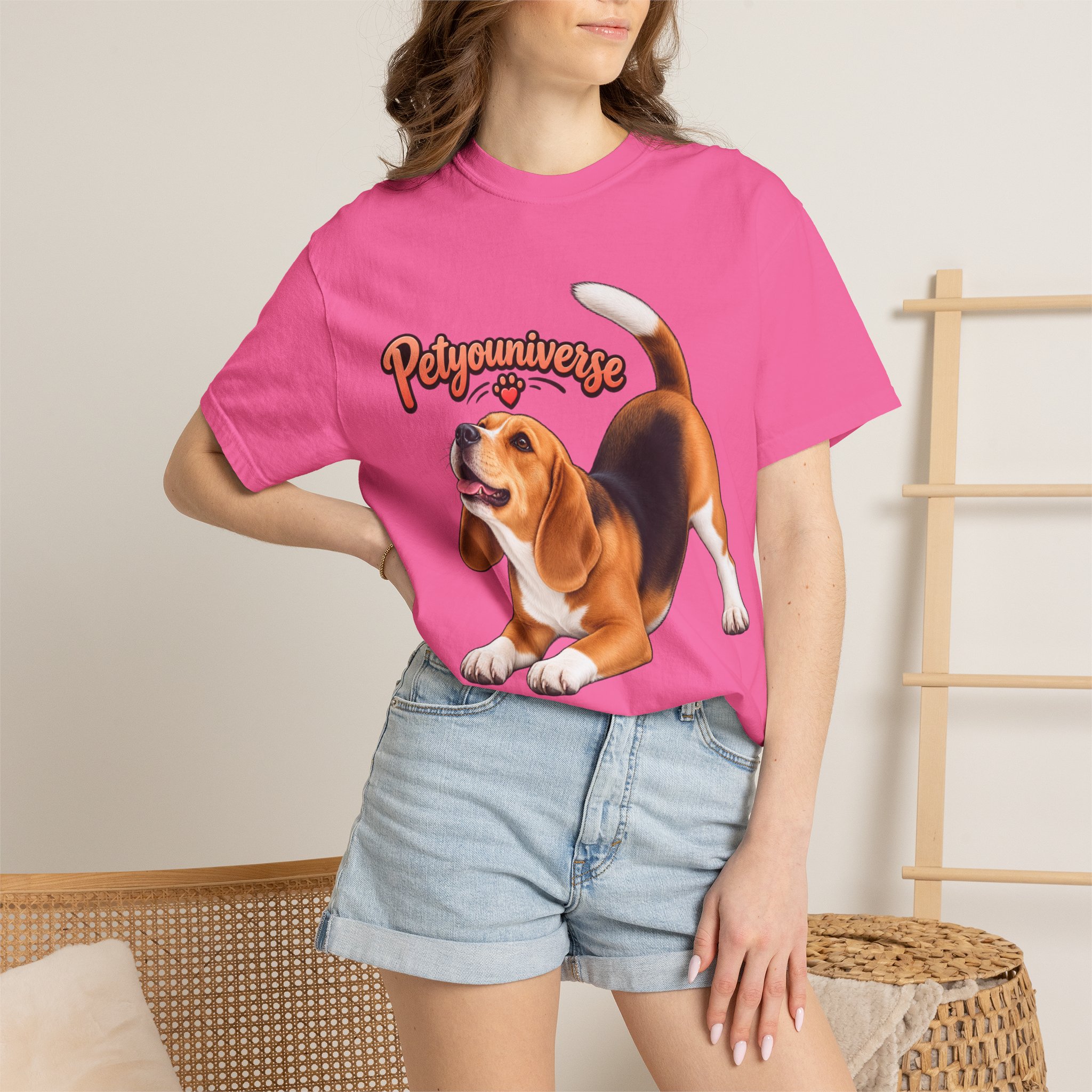 Beagle Playtime T-Shirt — "PetYoUniverse" Graphic Tee for Dog Lovers - Image 101