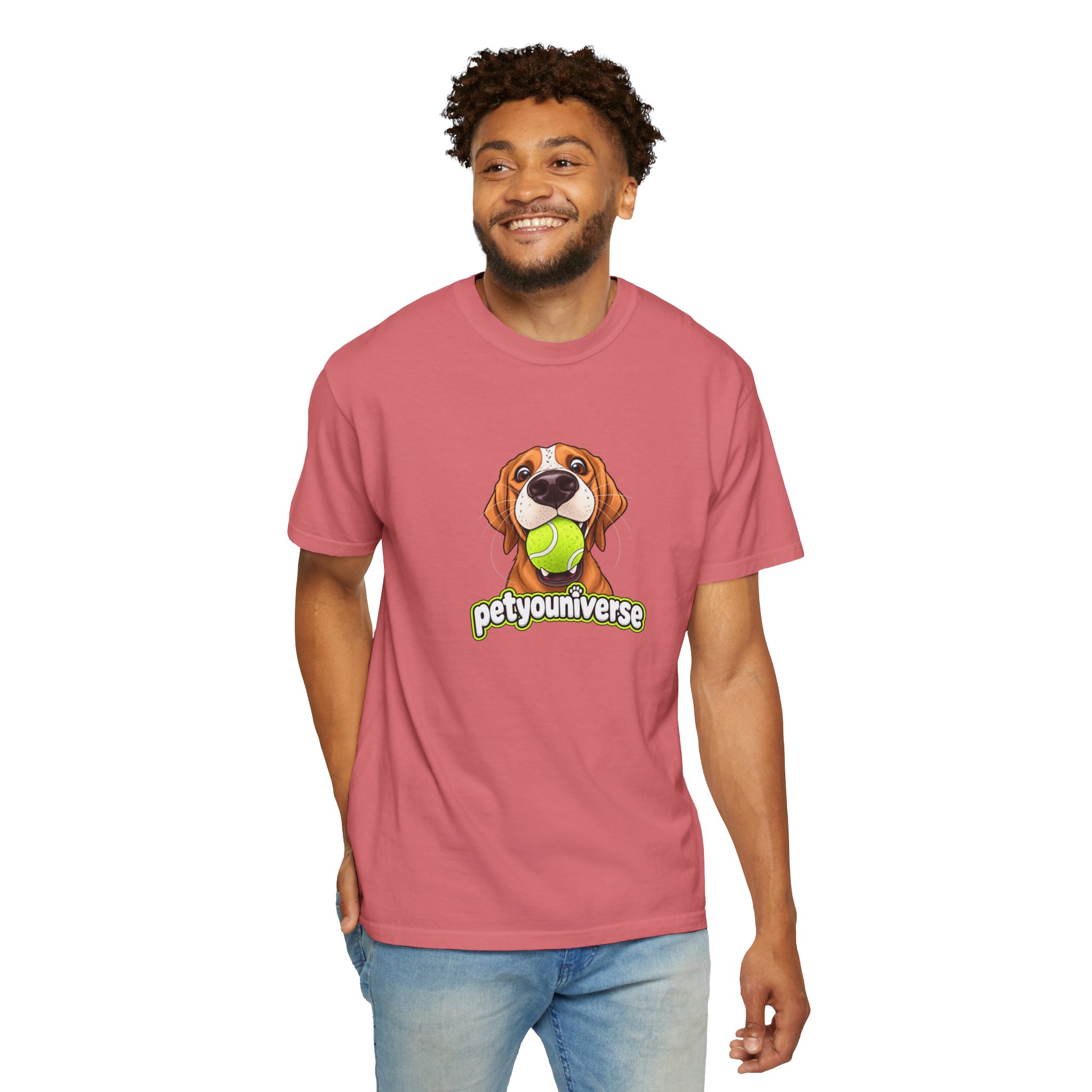 PetYoUniverse Tee — Cute Dog Holding Tennis Ball Graphic T‑Shirt - Image 124